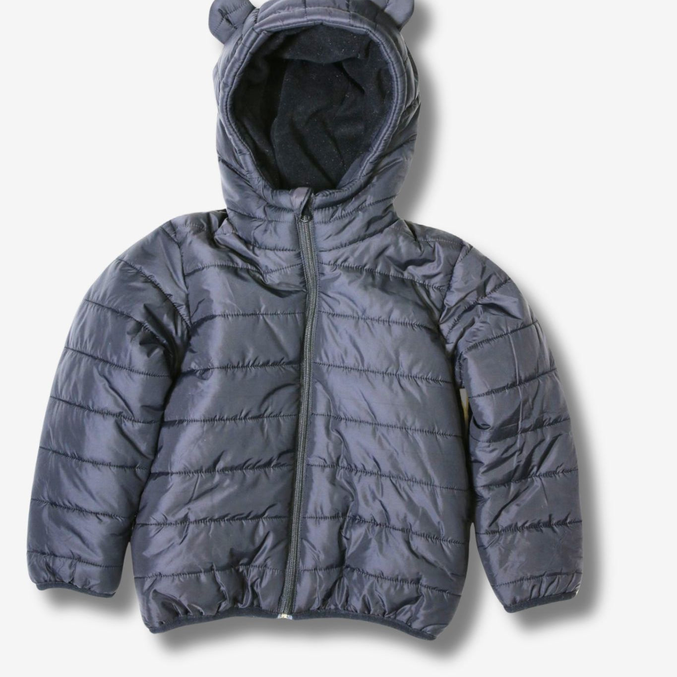 Schwarze Bärenohren Jacke