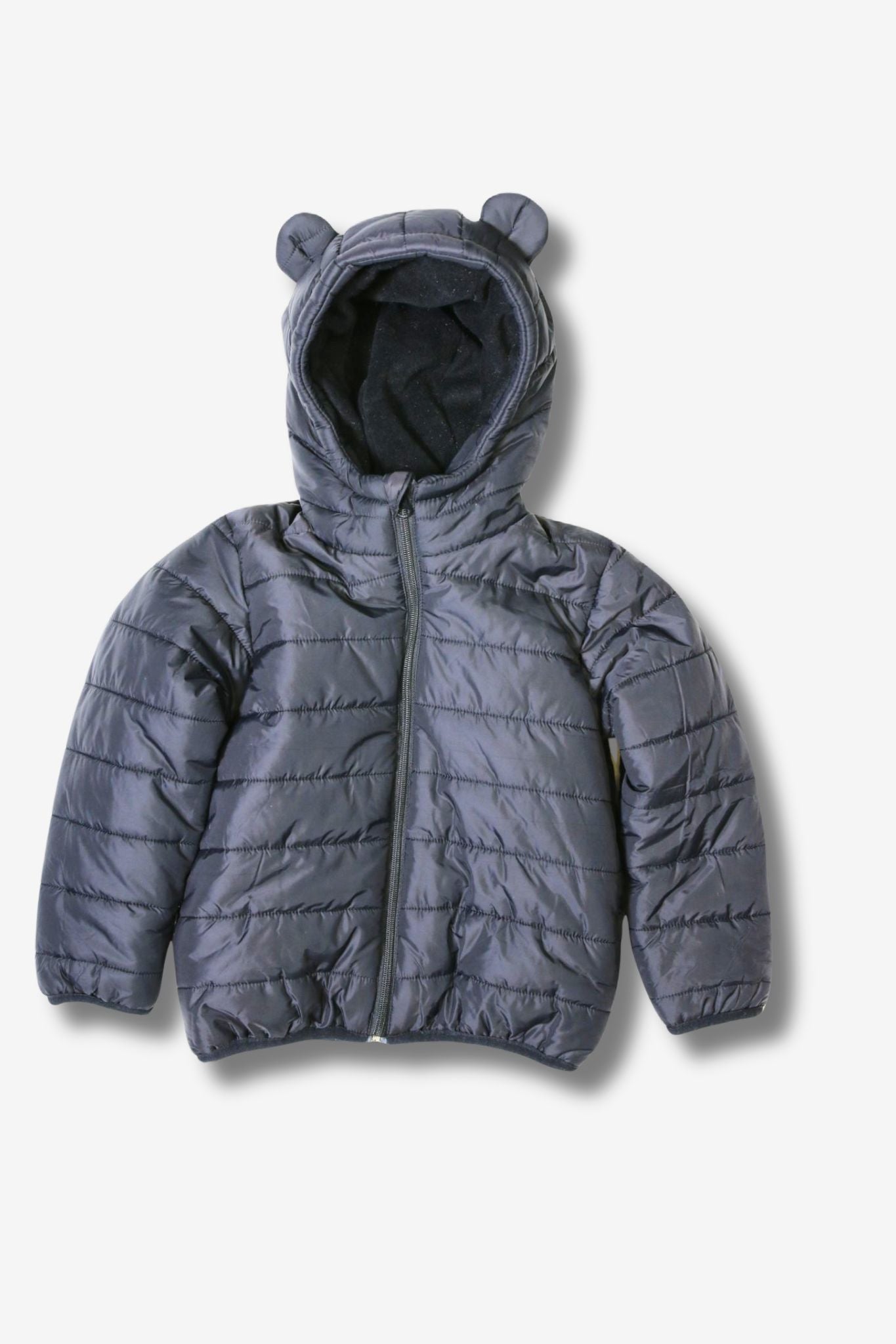 Schwarze Bärenohren Jacke