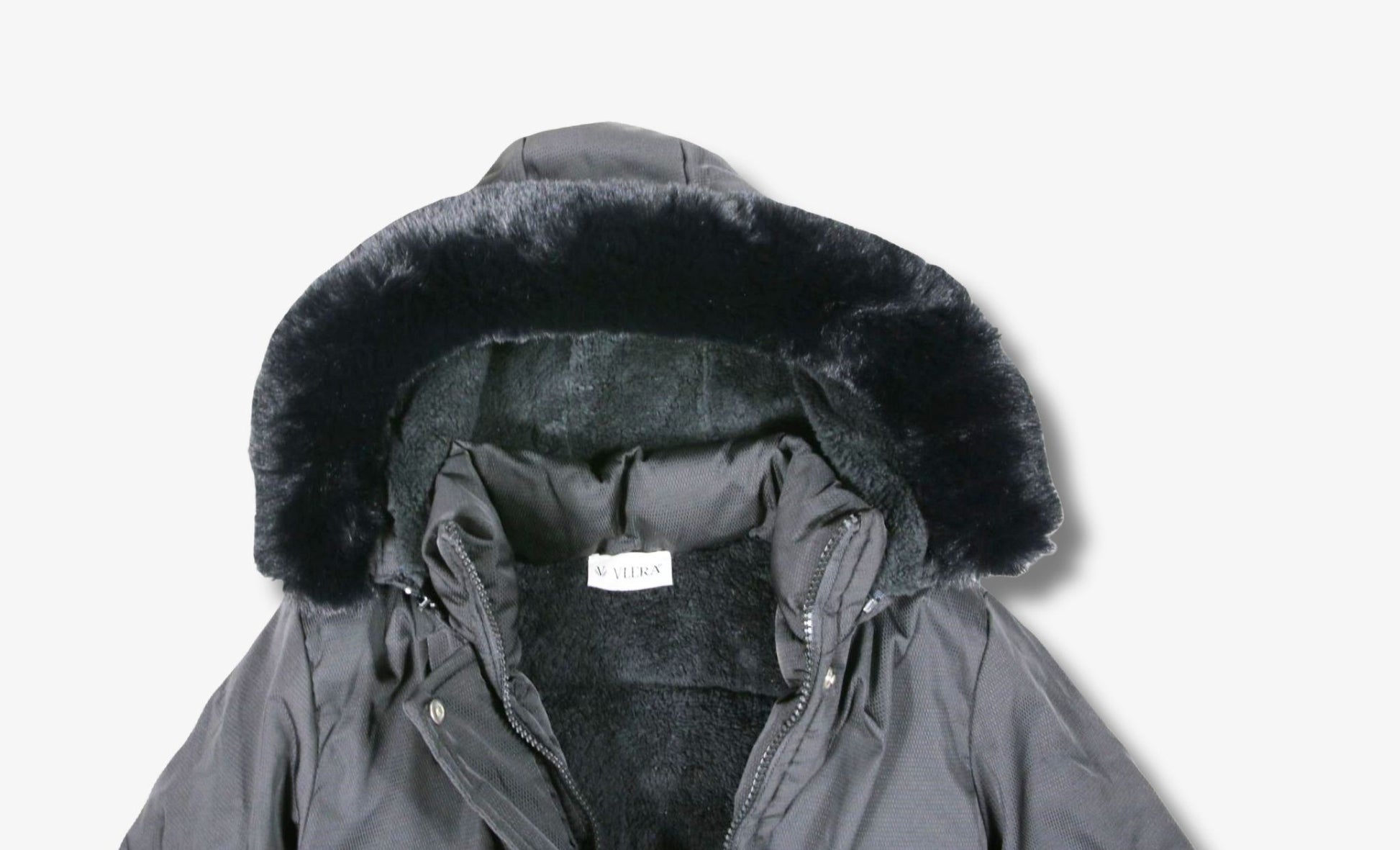 Kinder Winterjacke mit Kunstfellkapuze