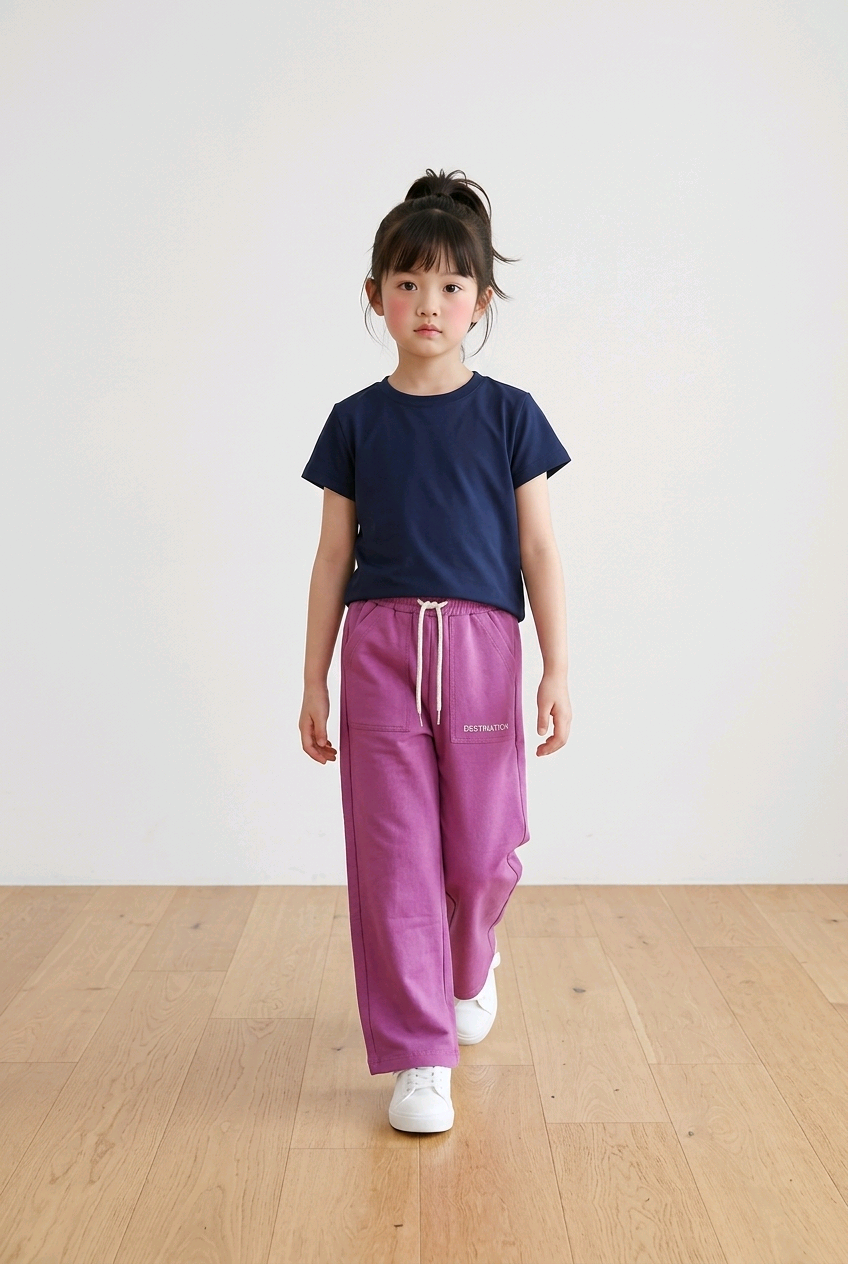 Wide Leg Sweatpants in Pink – „The Future Is Mine“