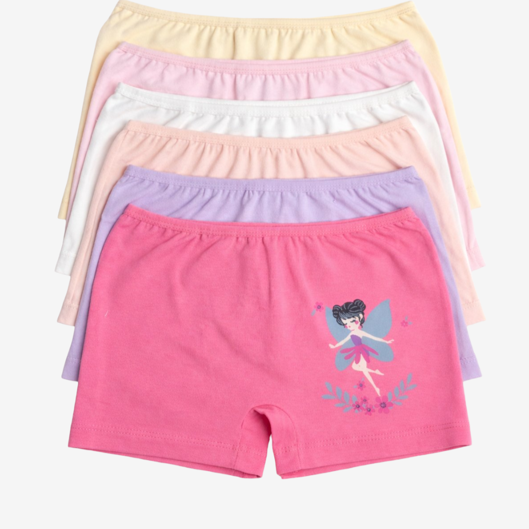 Mädchen Shorts Unterhosen 6er-Pack