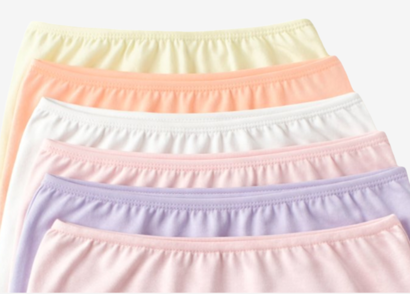 Mädchen Shorts Unterwäsche 6er-Pack – Ballerina Häschen