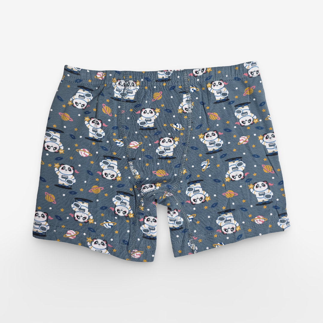 Jungen Boxershorts 8er-Pack – Panda, Rennwagen & Dino