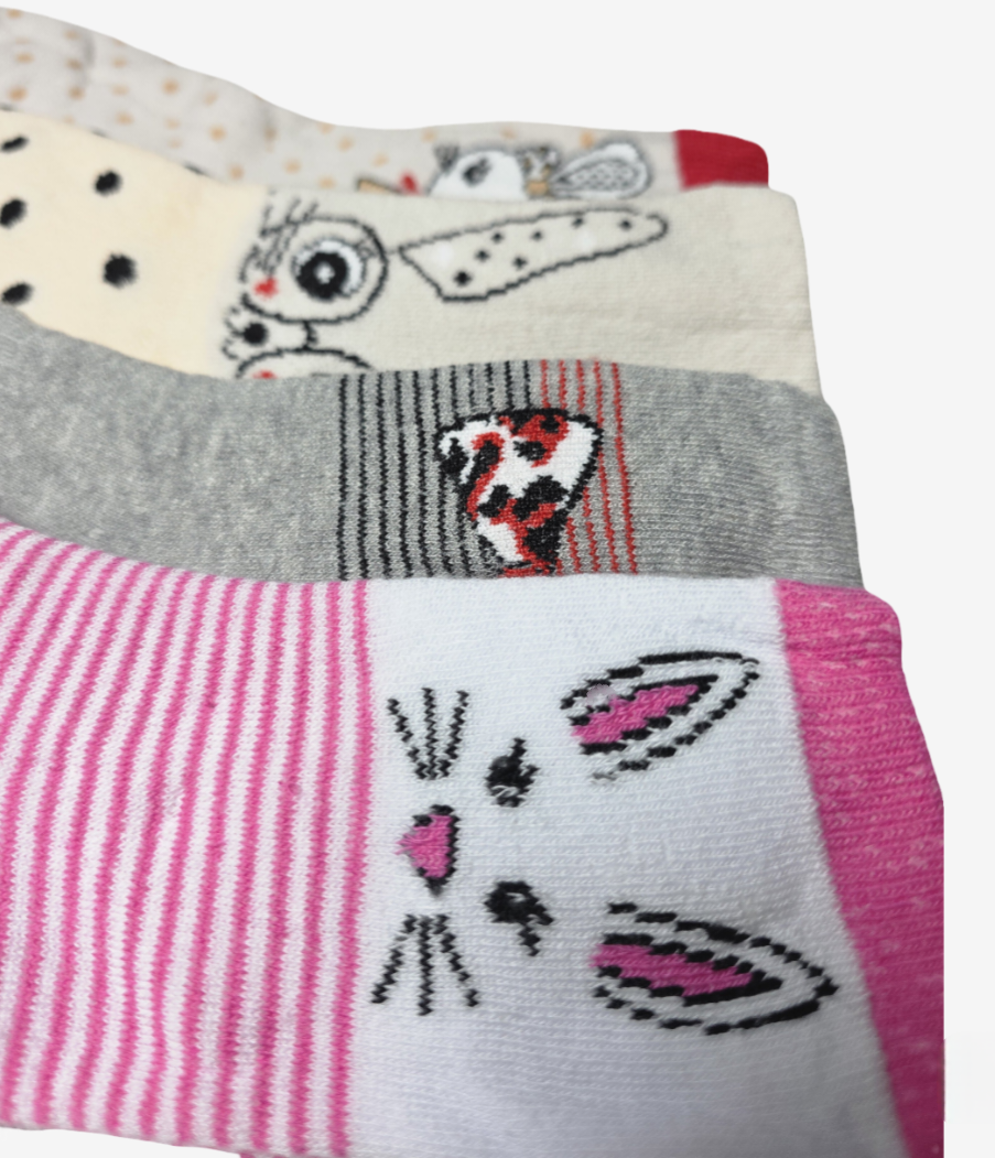 Bunny Socken Mädchen 4er-Pack