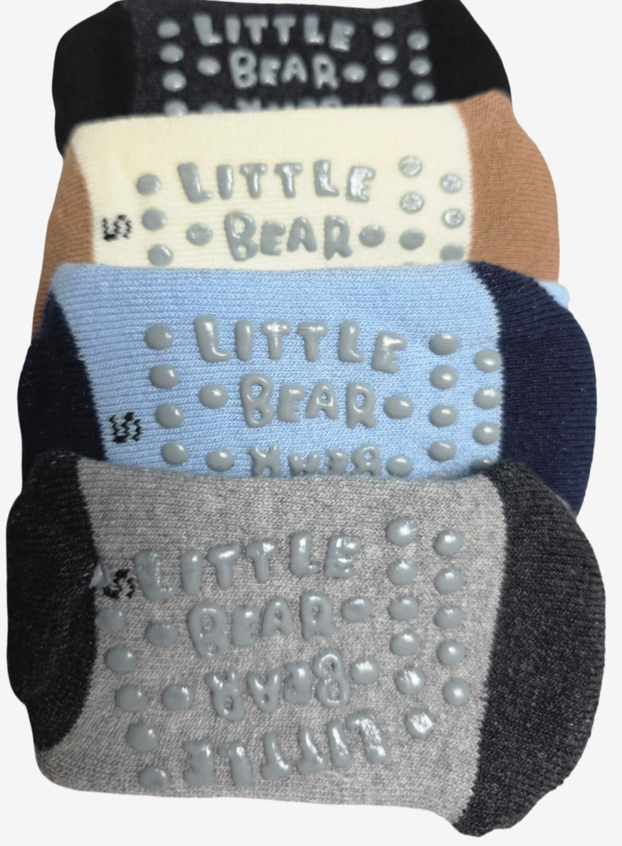 Little Bear Anti-Rutsch Socken 4er-Pack