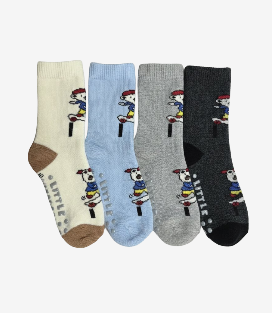 Little Bear Anti-Rutsch Socken 4er-Pack