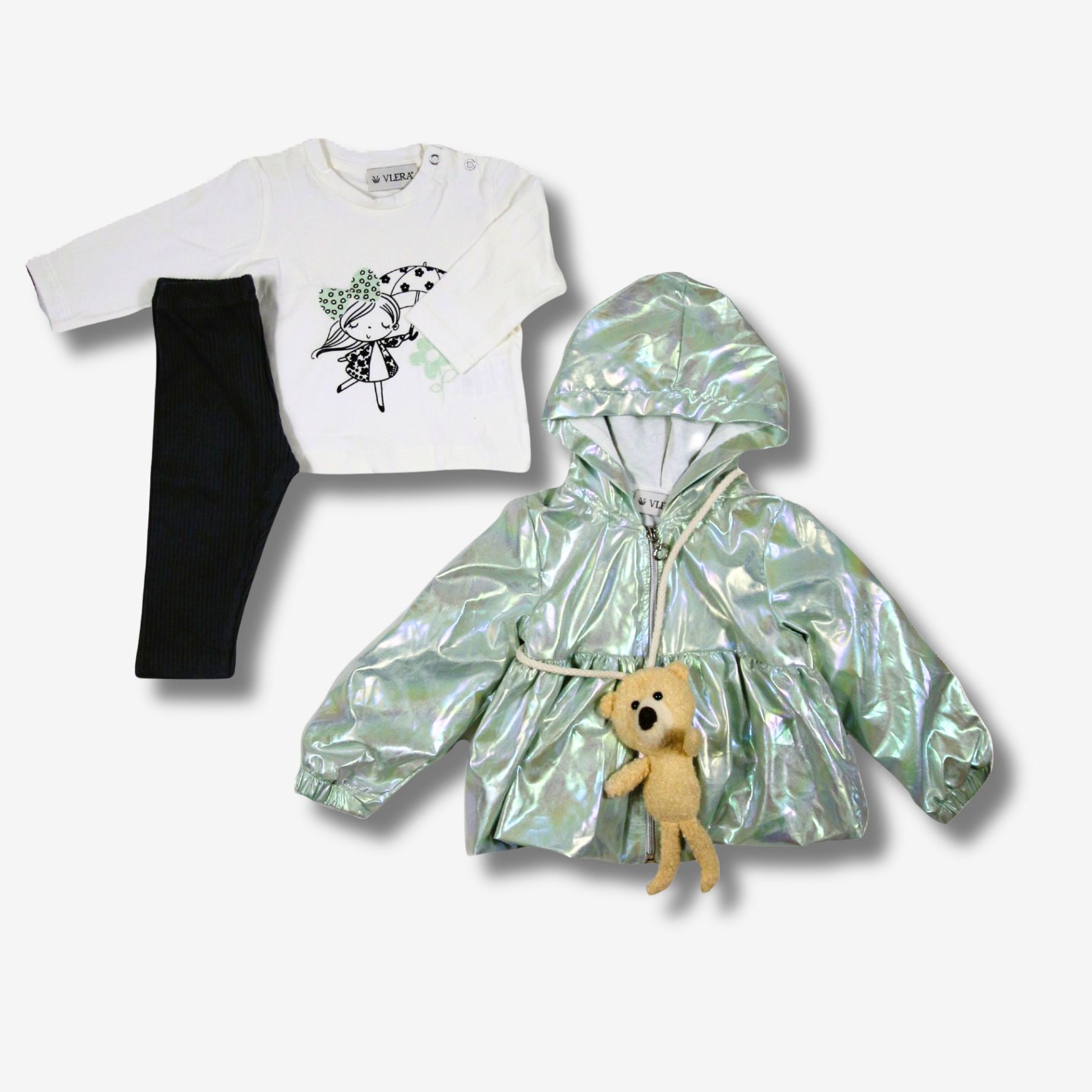 Mädchen Outfit-Set 3-teilig