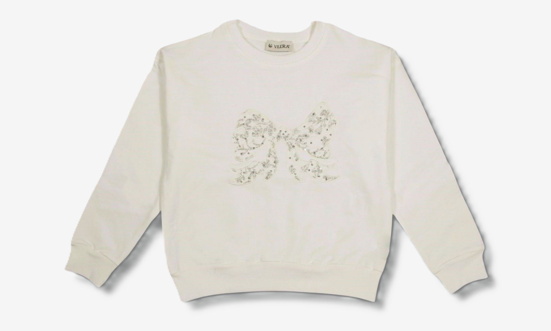 Glitzer Schleifen Sweatshirt