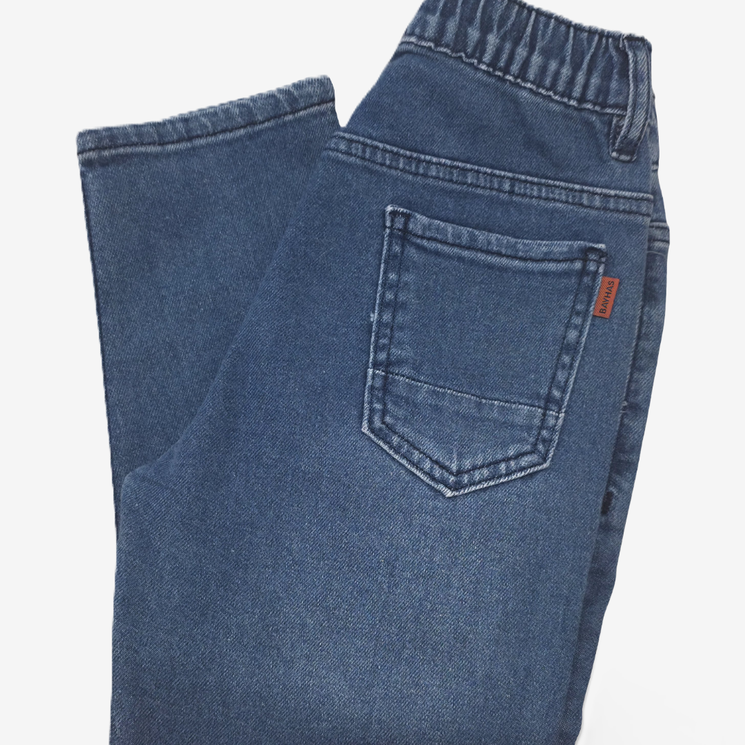 Jungen Jeans mit Tunnelzug – Blau