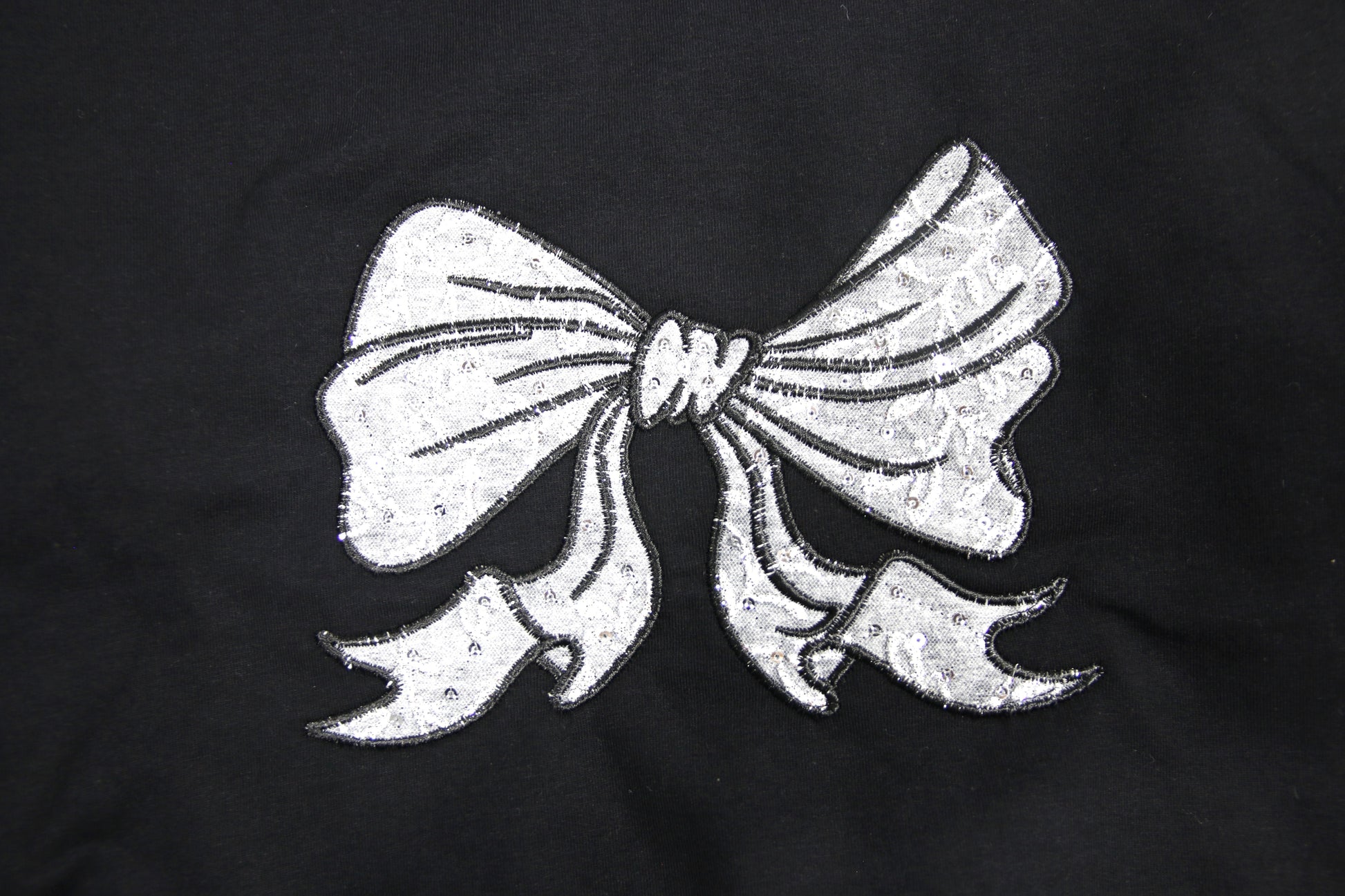 Glitzer Schleifen Sweatshirt