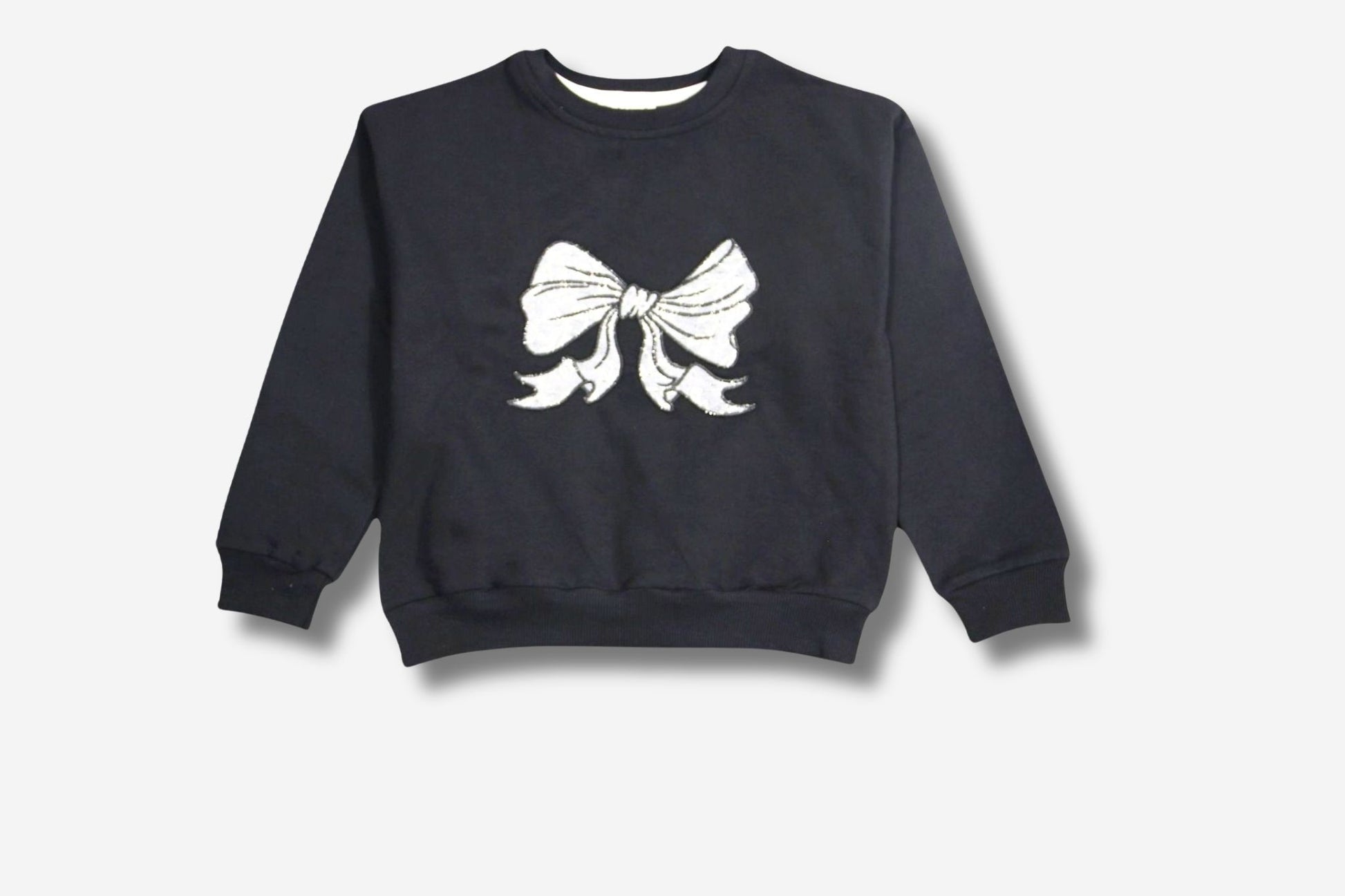 Glitzer Schleifen Sweatshirt