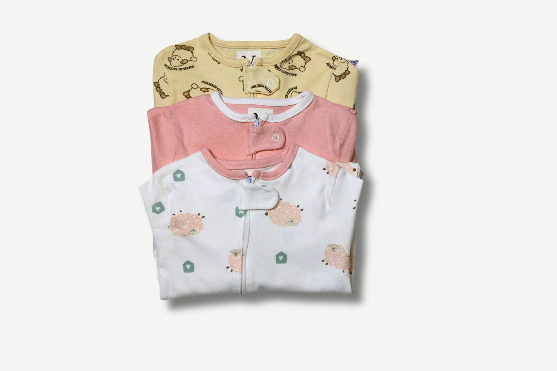 Baby Schlafanzug Set - 3er Pack