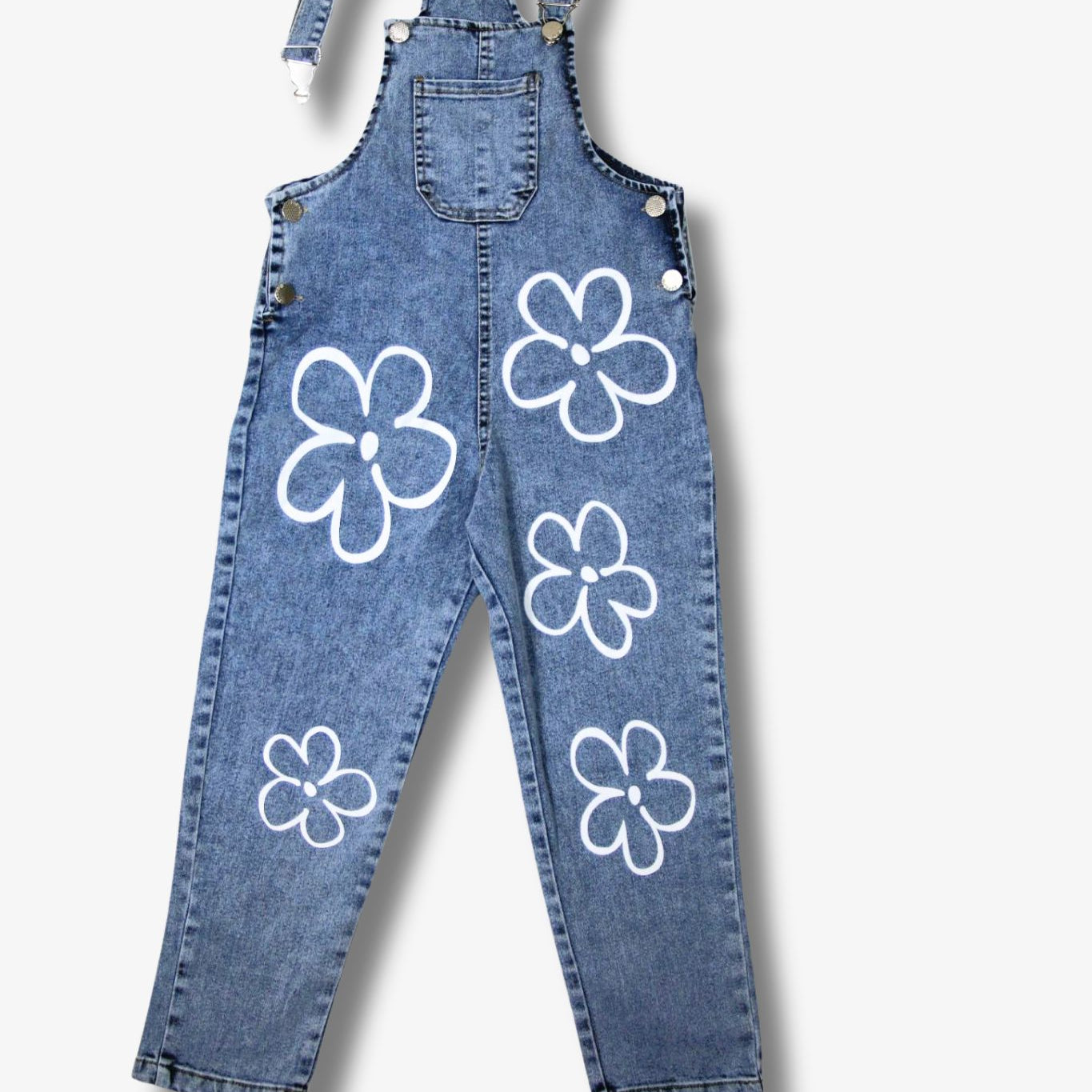 Blumen-Latzhose