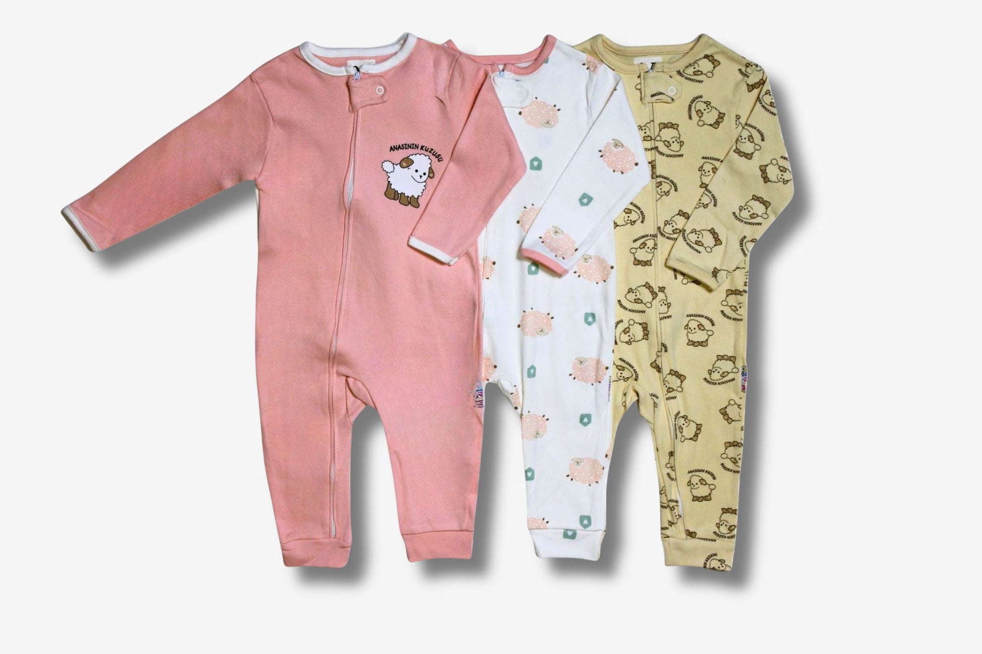 Baby Schlafanzug Set - 3er Pack