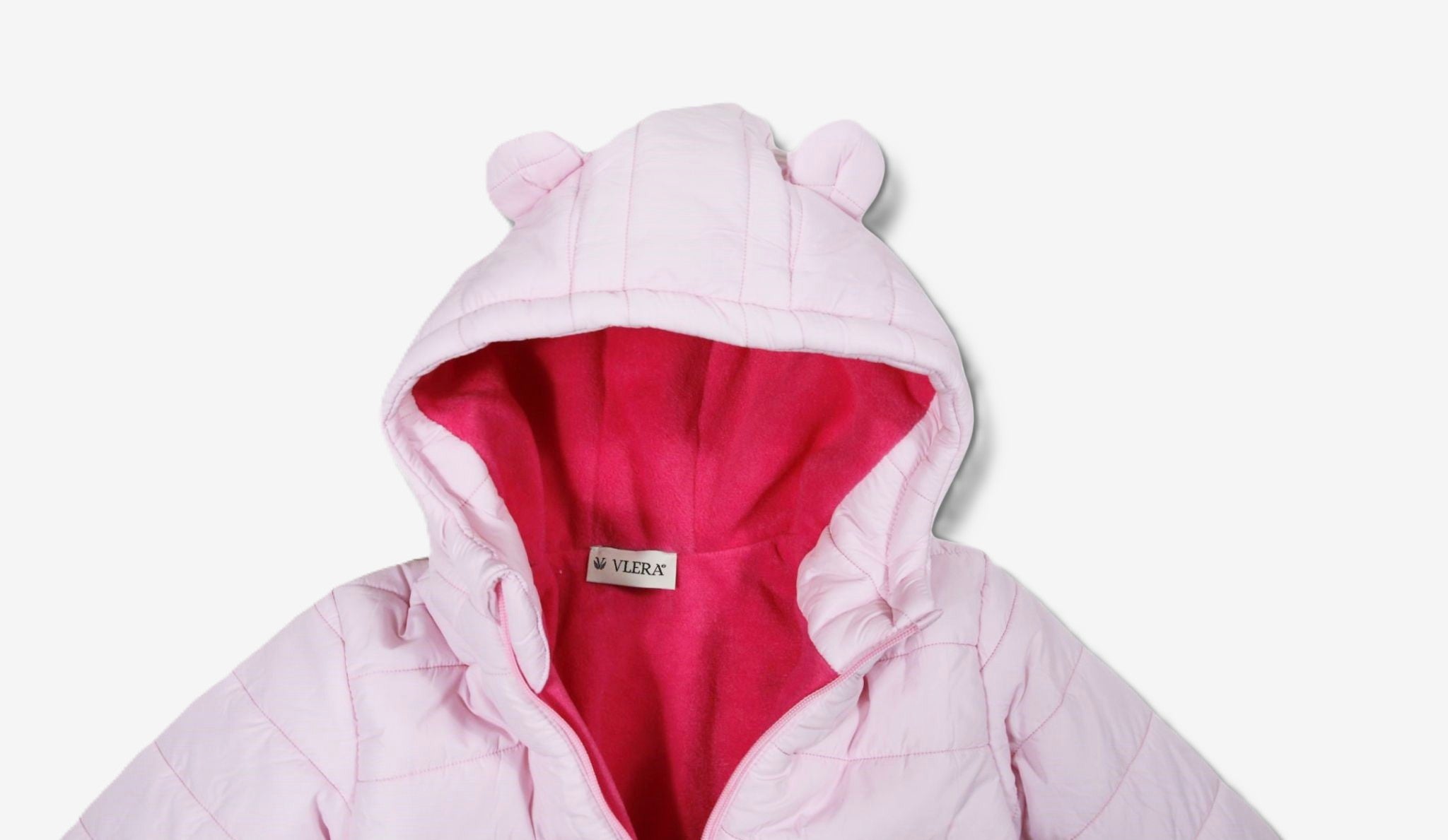 Rosa  Bärenohren Jacke