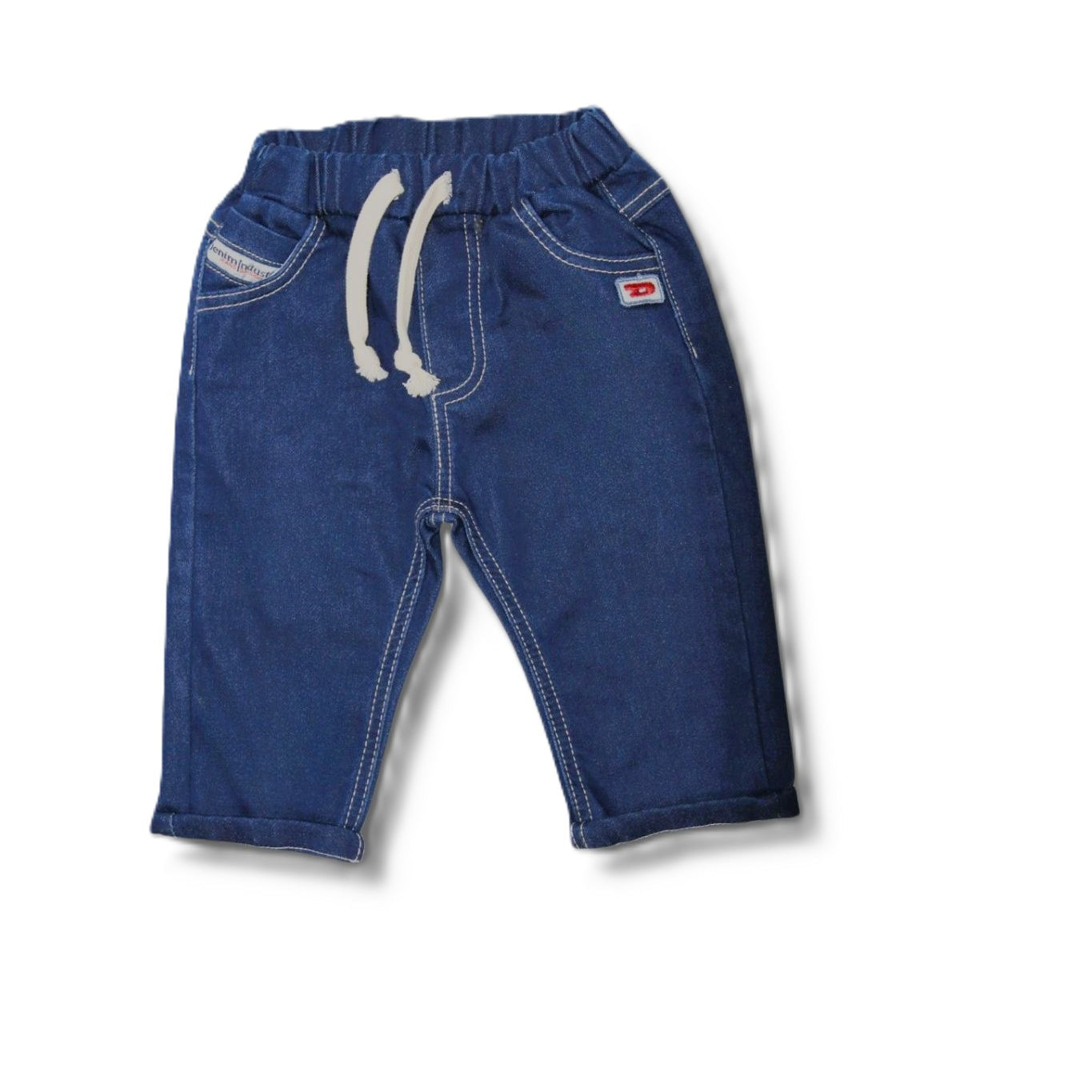 Kinder Jeanshose Blau mit Logo