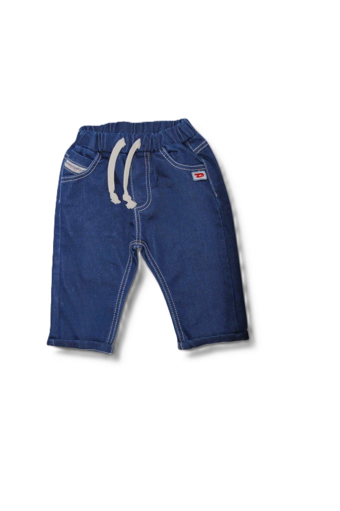 Kinder Jeanshose Blau mit Logo