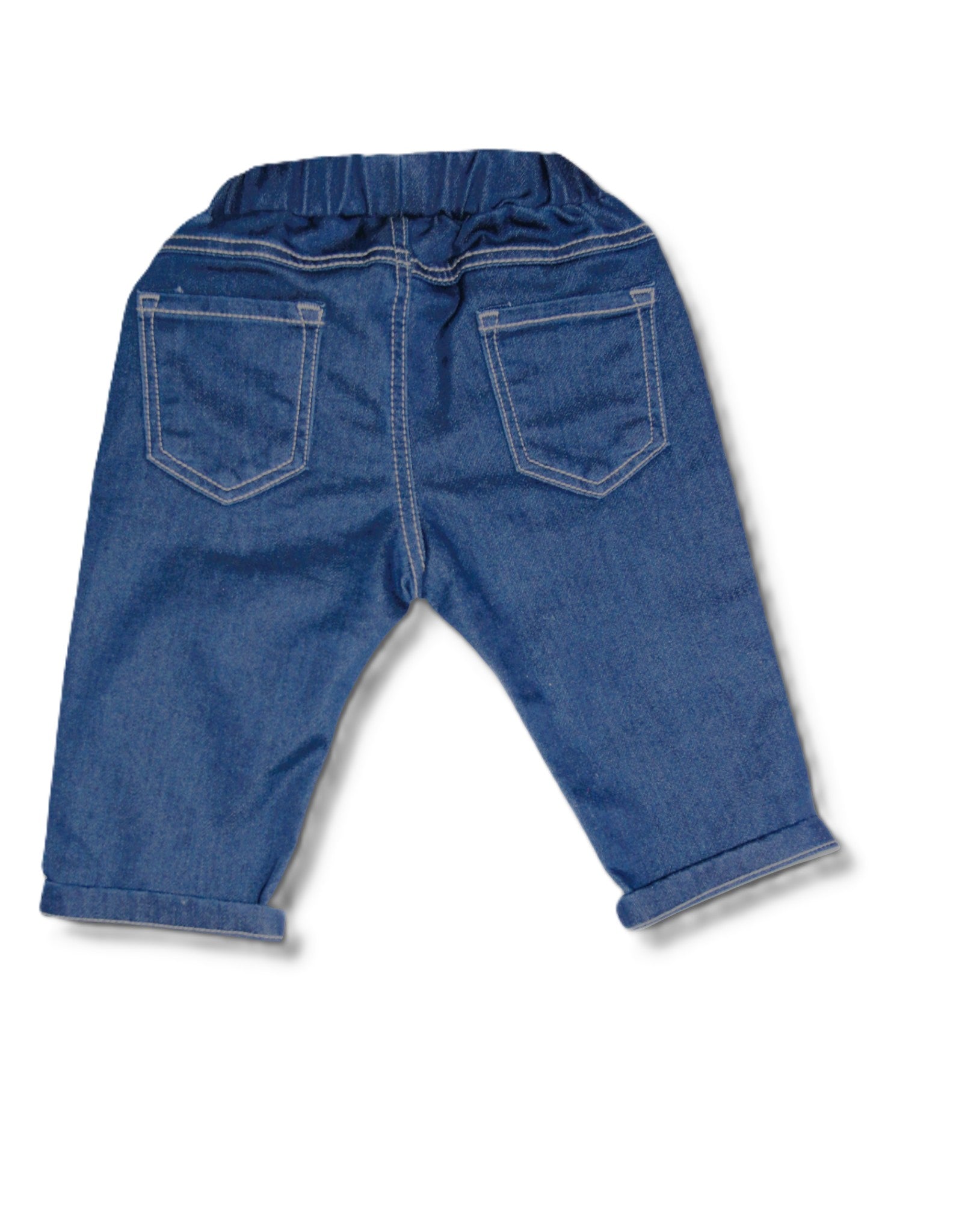 Kinder Jeanshose Blau mit Logo