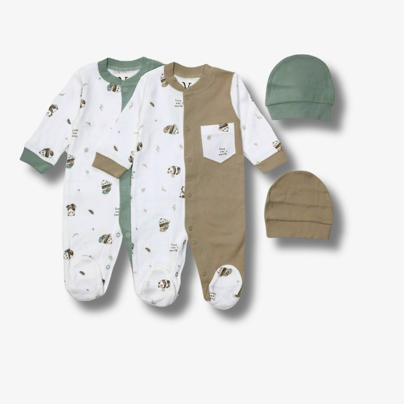 2er-Set Baby Strampler