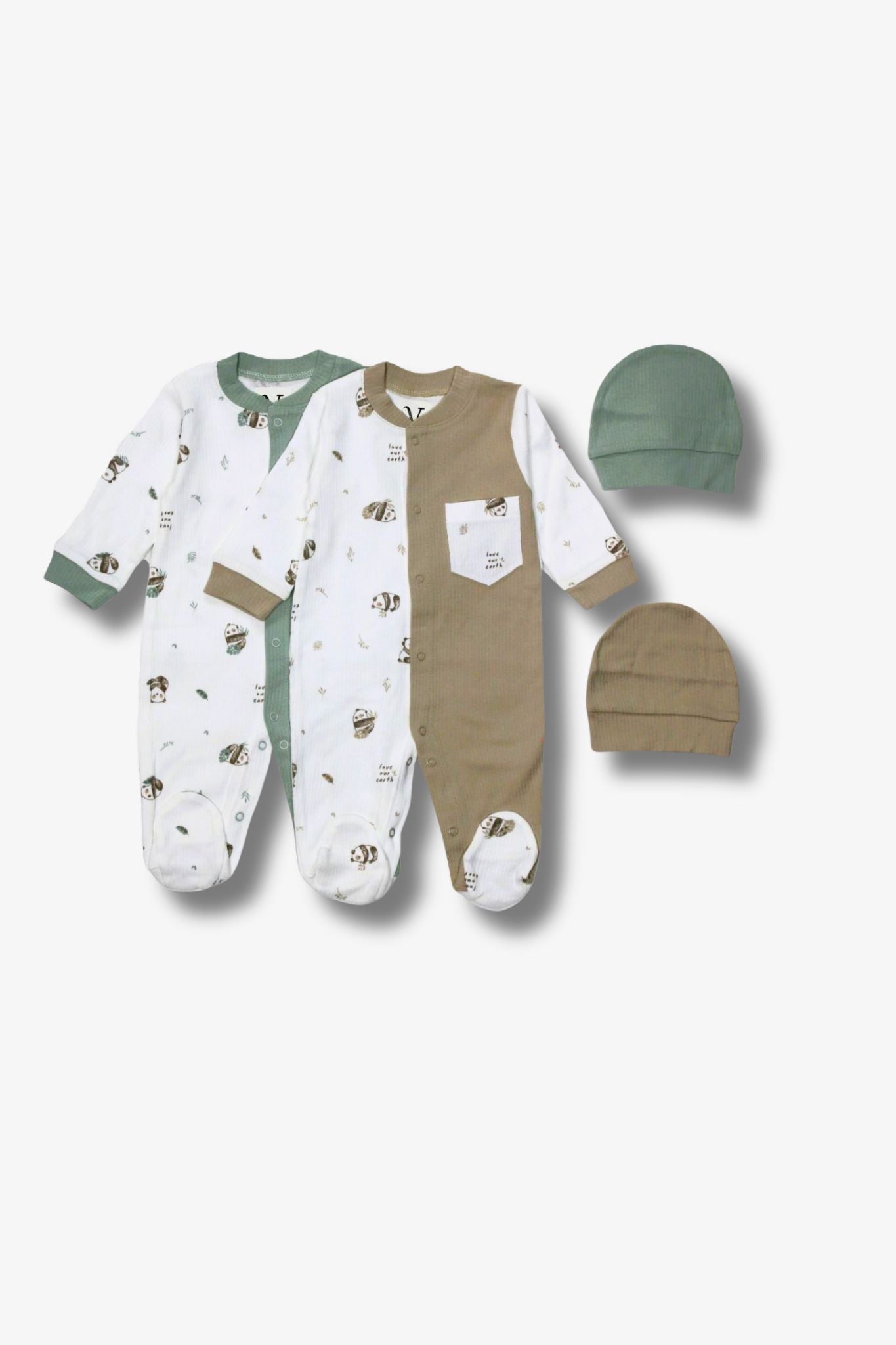 2er-Set Baby Strampler