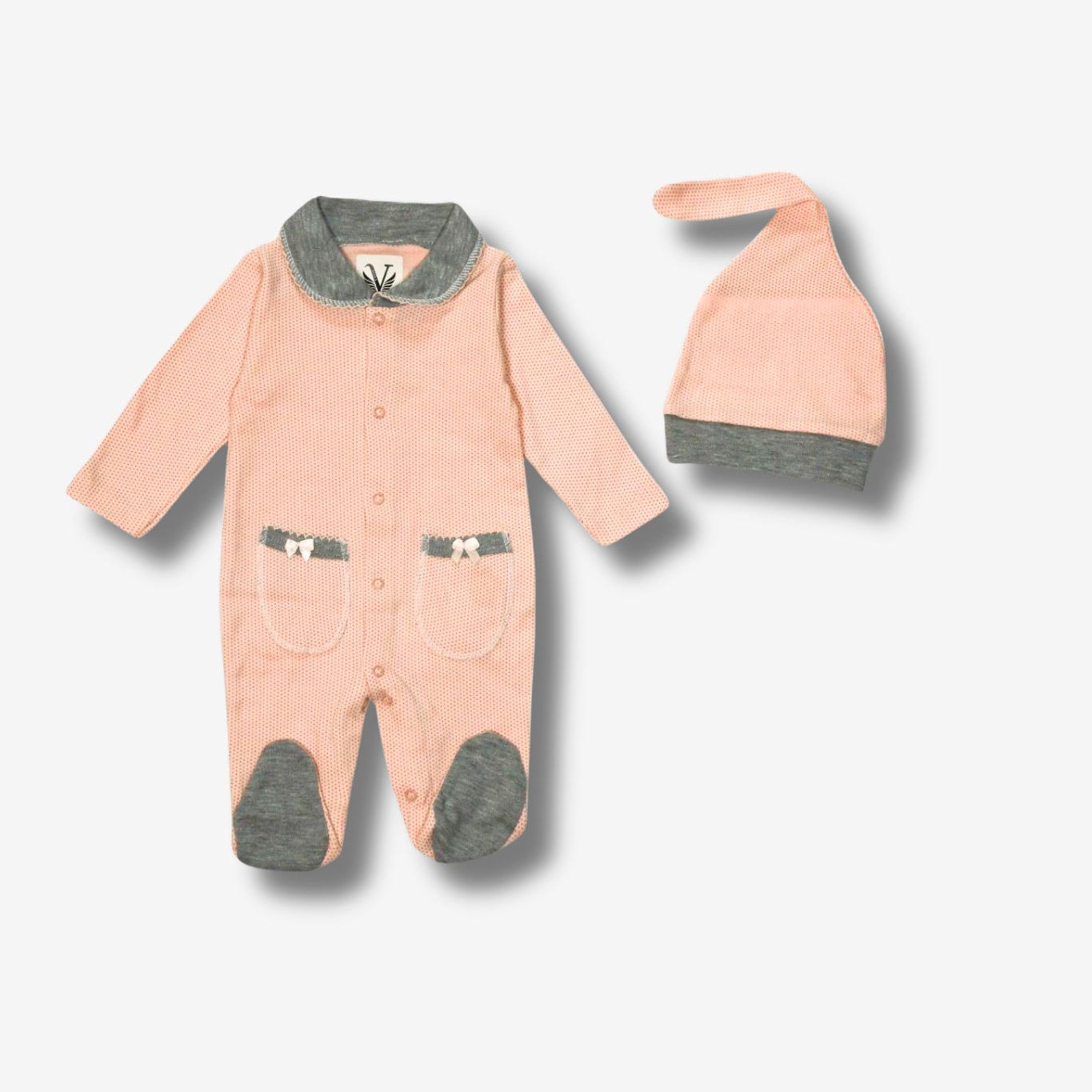 Baby-Strampler mit Kragen