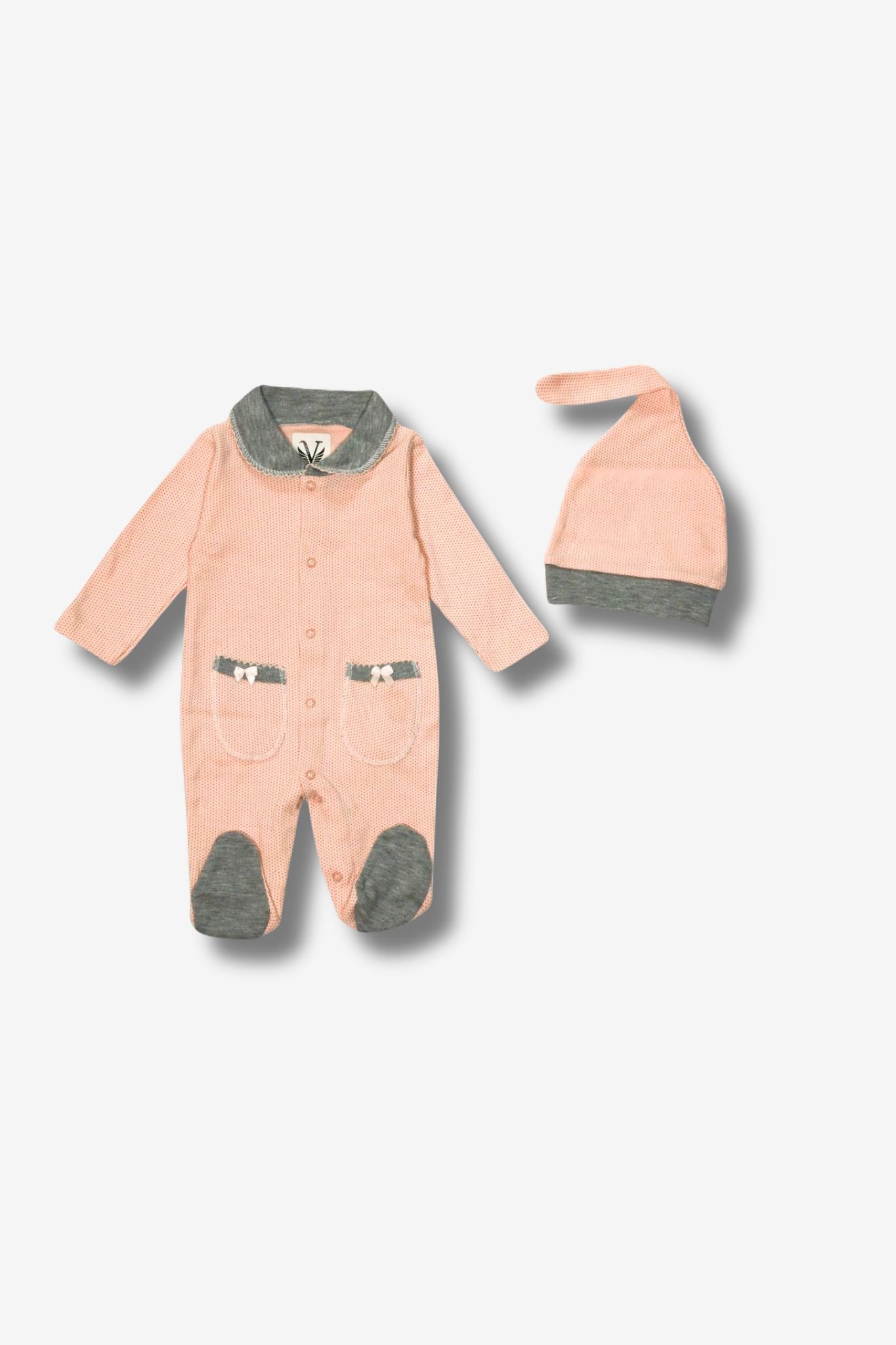 Baby-Strampler mit Kragen