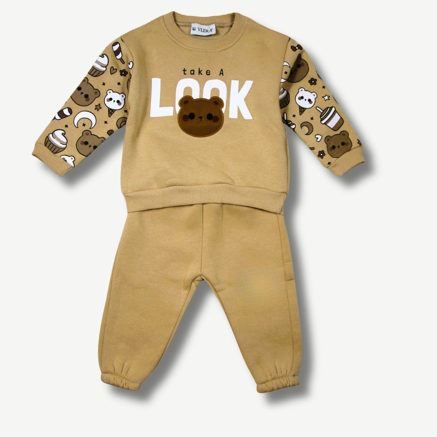 Baby Zweiteiler mit Bärenmotiv