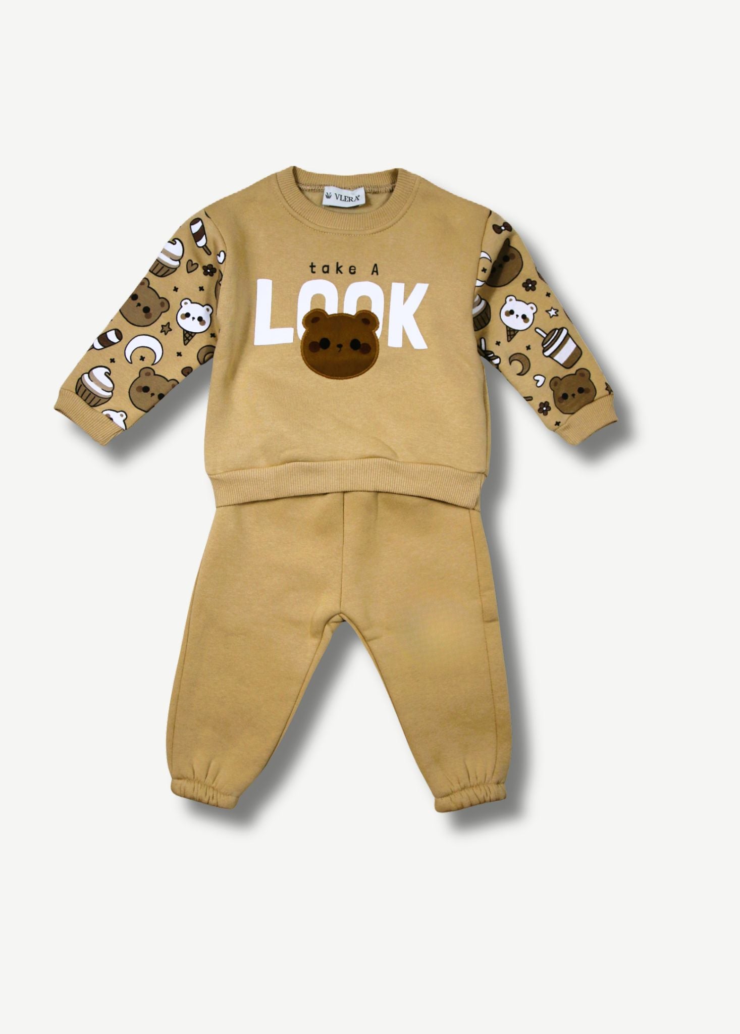 Baby Zweiteiler mit Bärenmotiv
