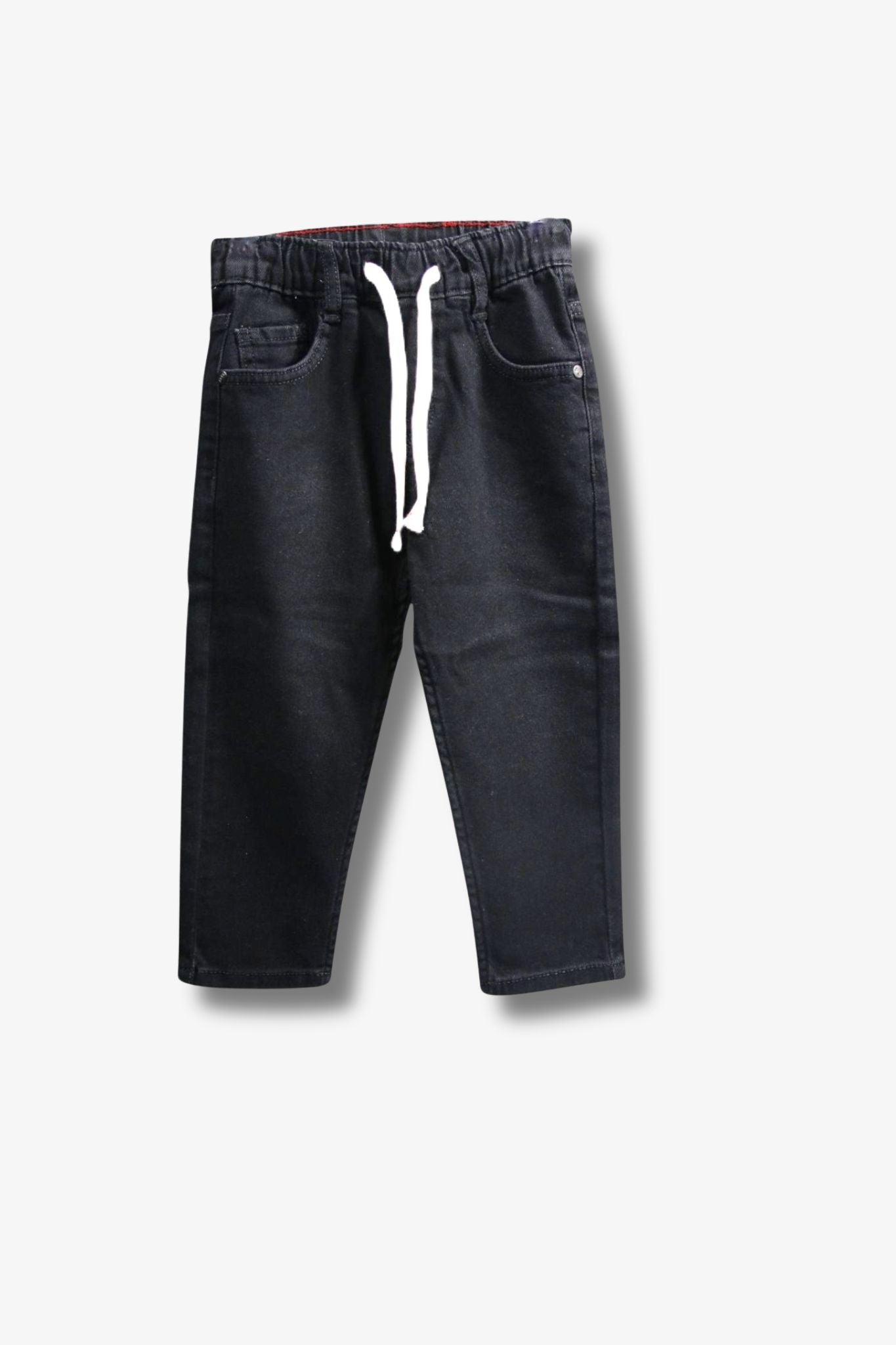 Jungen - Jeans mit Tunnelzug – Schwarz