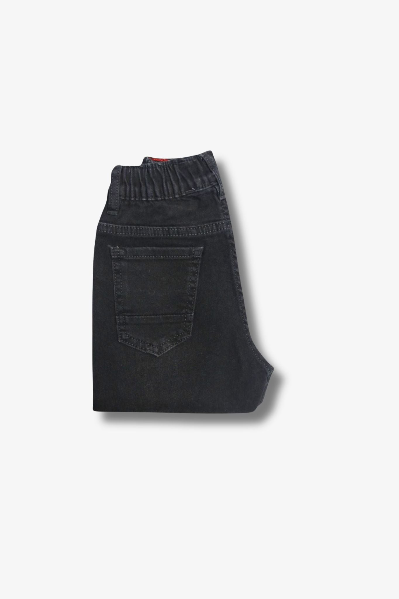 Jungen - Jeans mit Tunnelzug – Schwarz
