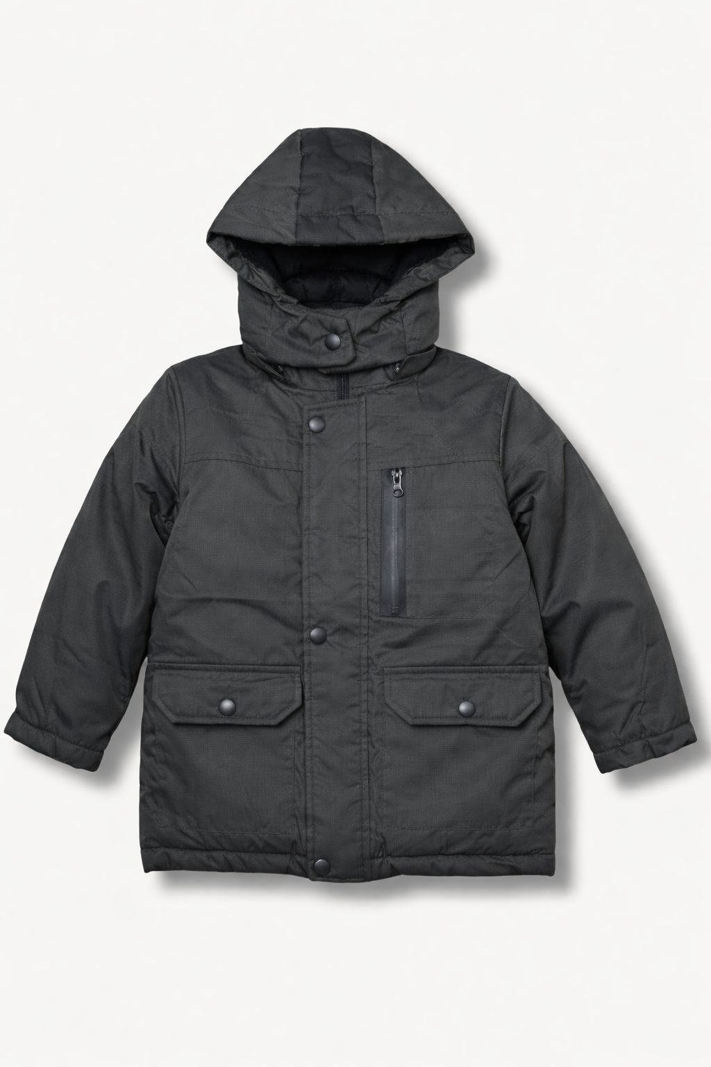 Kinder Winterjacke - Dunkelgrün & Dunkelgrau