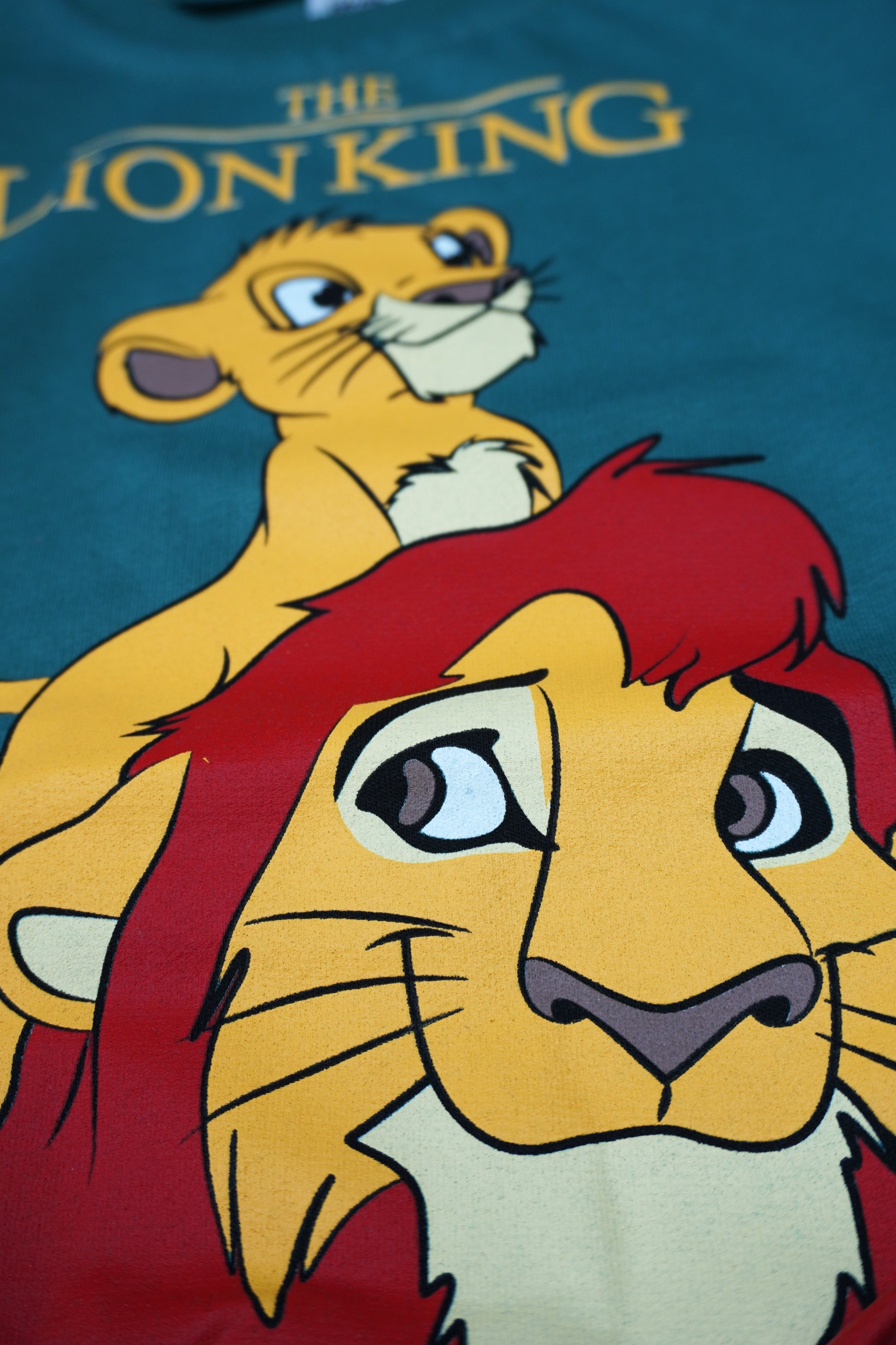 🦁 Lion King Kinder Jogginganzug – Grün (Sweatshirt & Jogginghose)