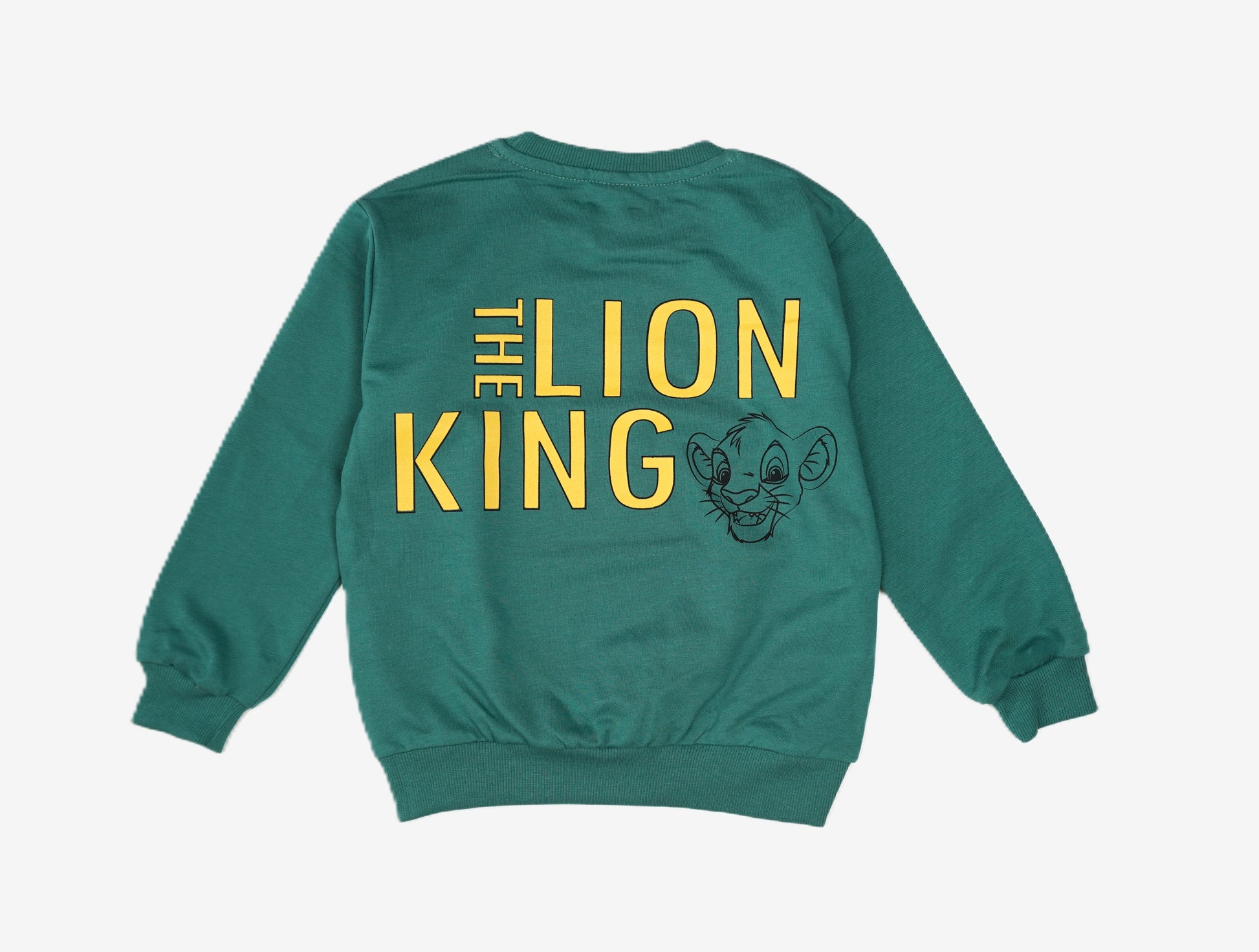 🦁 Lion King Kinder Jogginganzug – Grün (Sweatshirt & Jogginghose)
