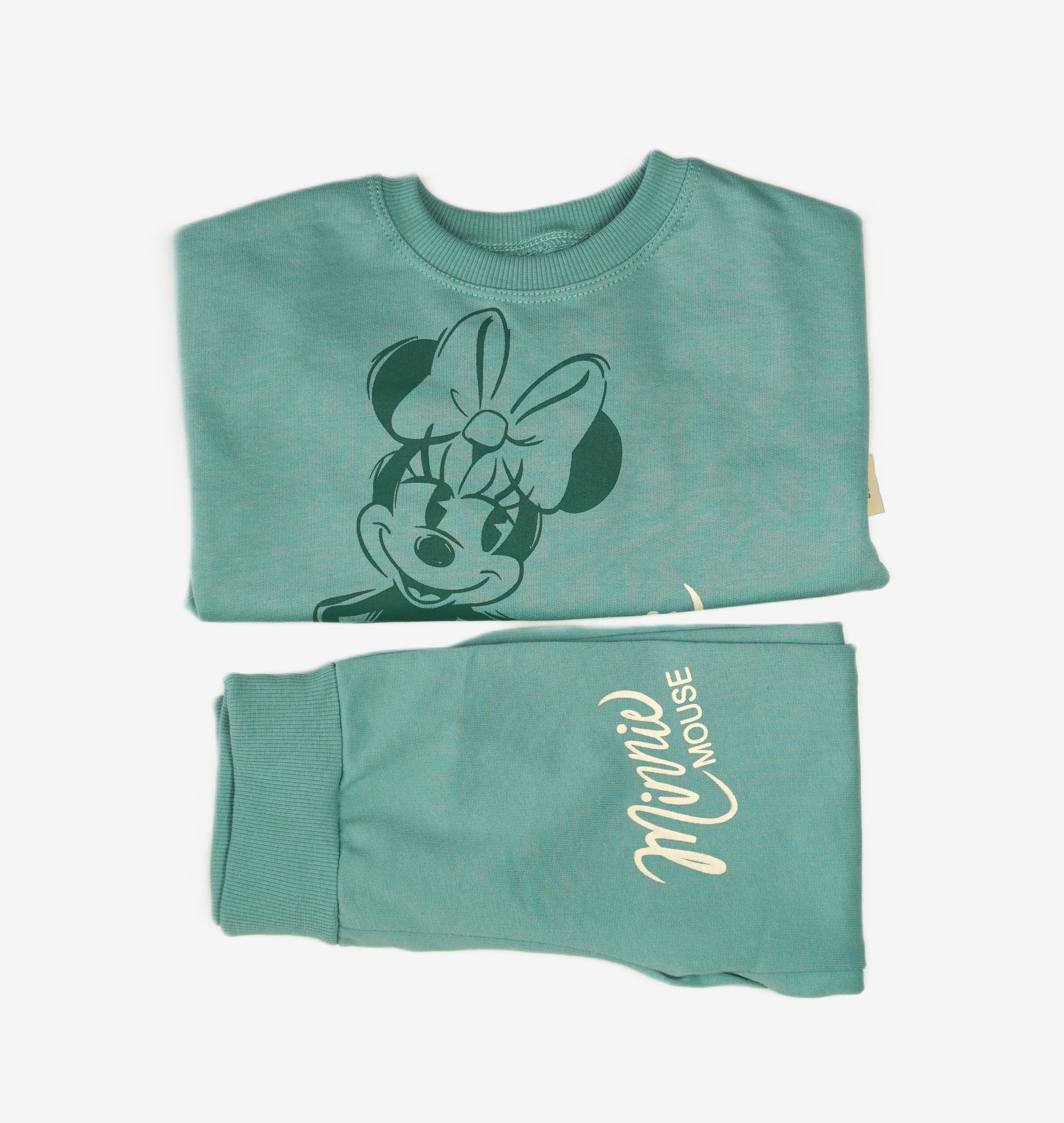 Minnie Mouse – Kinder Set Sweatshirt & Jogginghose Teal