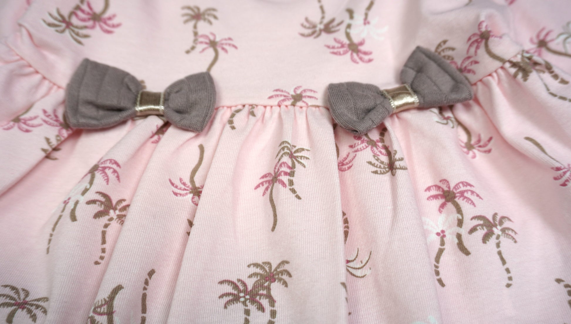 Palm Bow – Baby Set Tunika & Leggings Rosa