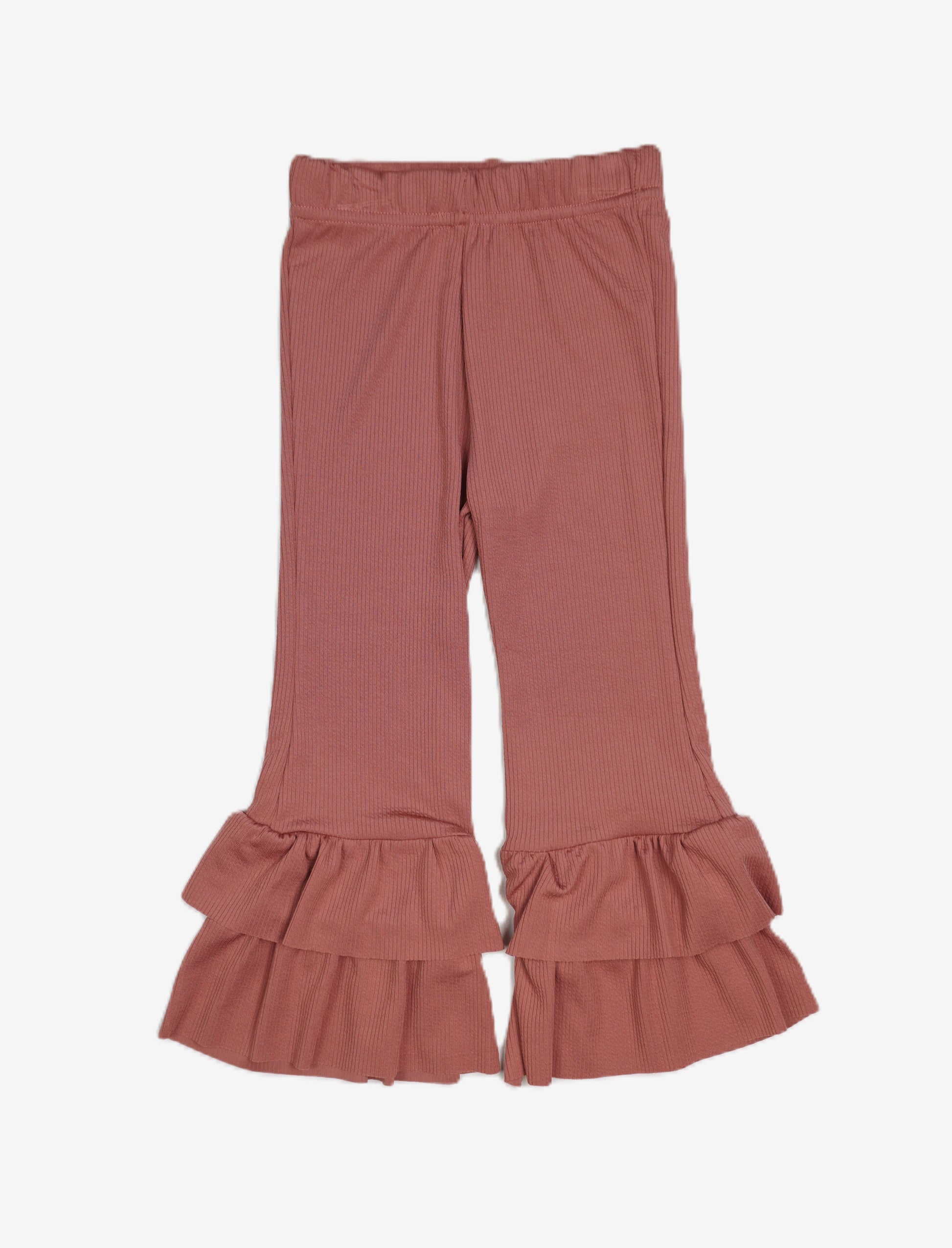 Ruffle Flare – Kinder Hose mit Rüschen Rosa