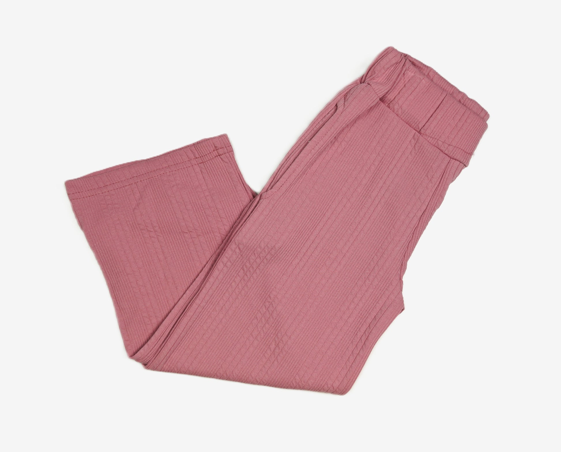 Crinkle Wide Leg – Kinder Hose Rosa