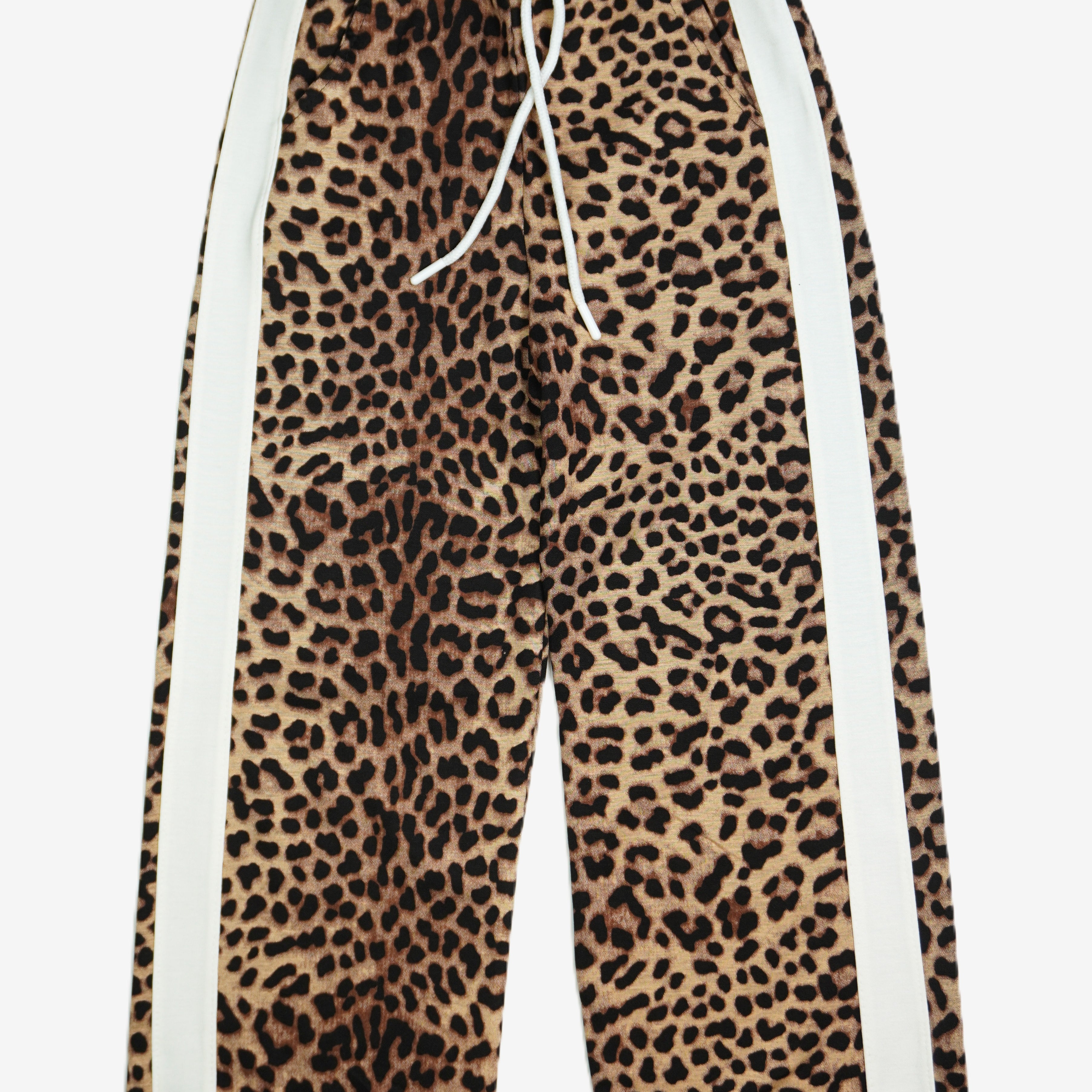 Wild Leo – Kinder Hose Leopardenprint mit Seitenstreifen