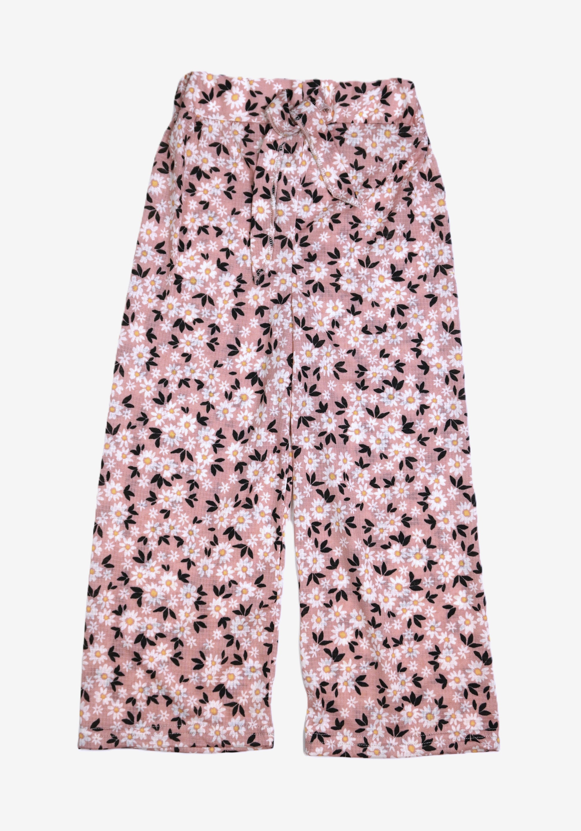 Pink Daisy – Kinder Hose Blumenprint Rosa
