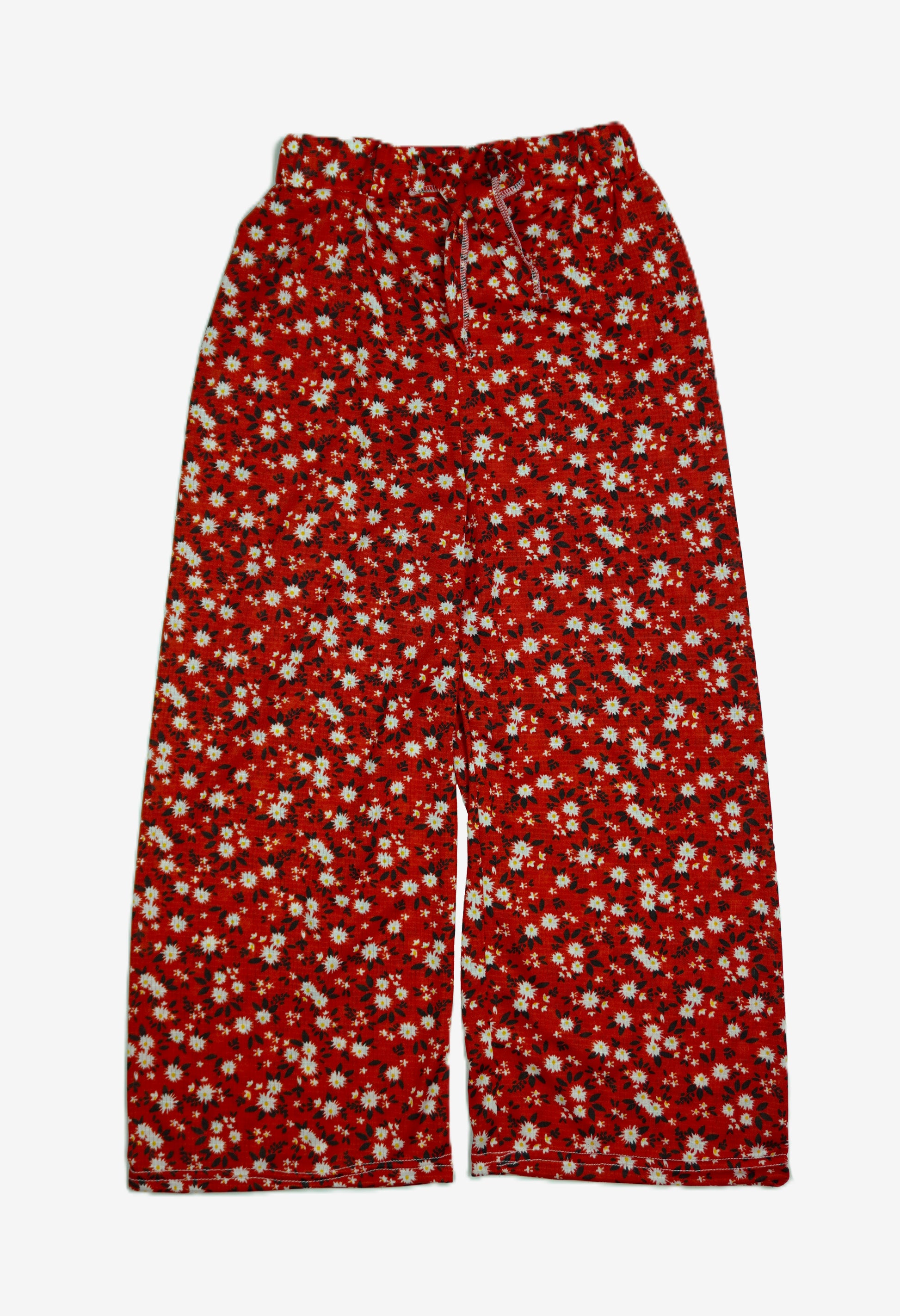 Red Daisy – Kinder Hose Blumenprint Rot