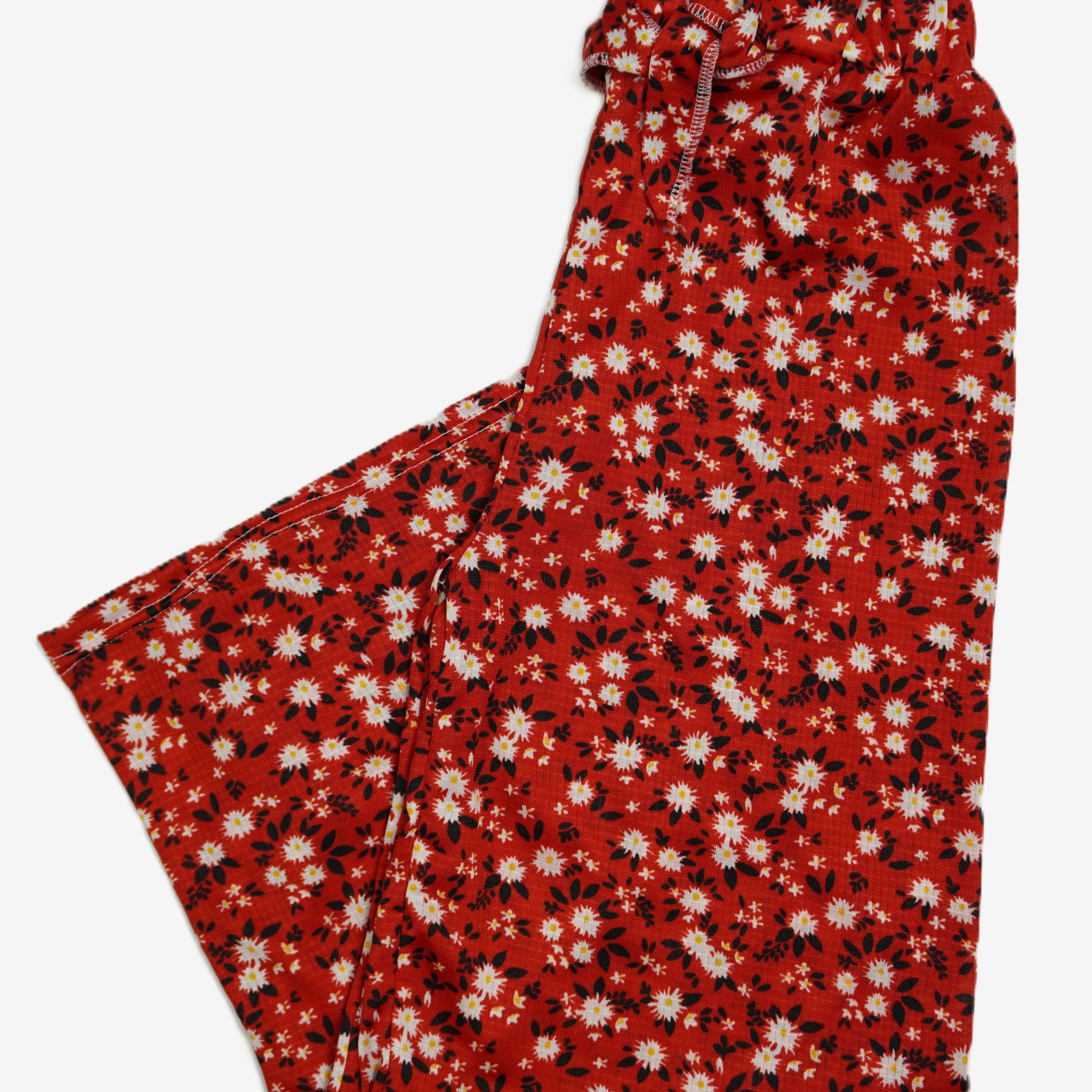 Red Daisy – Kinder Hose Blumenprint Rot
