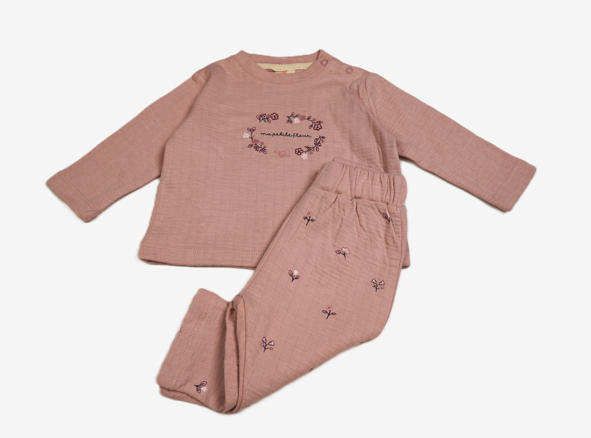 Ma Petite Fleur – Baby Set Langarmshirt & Hose