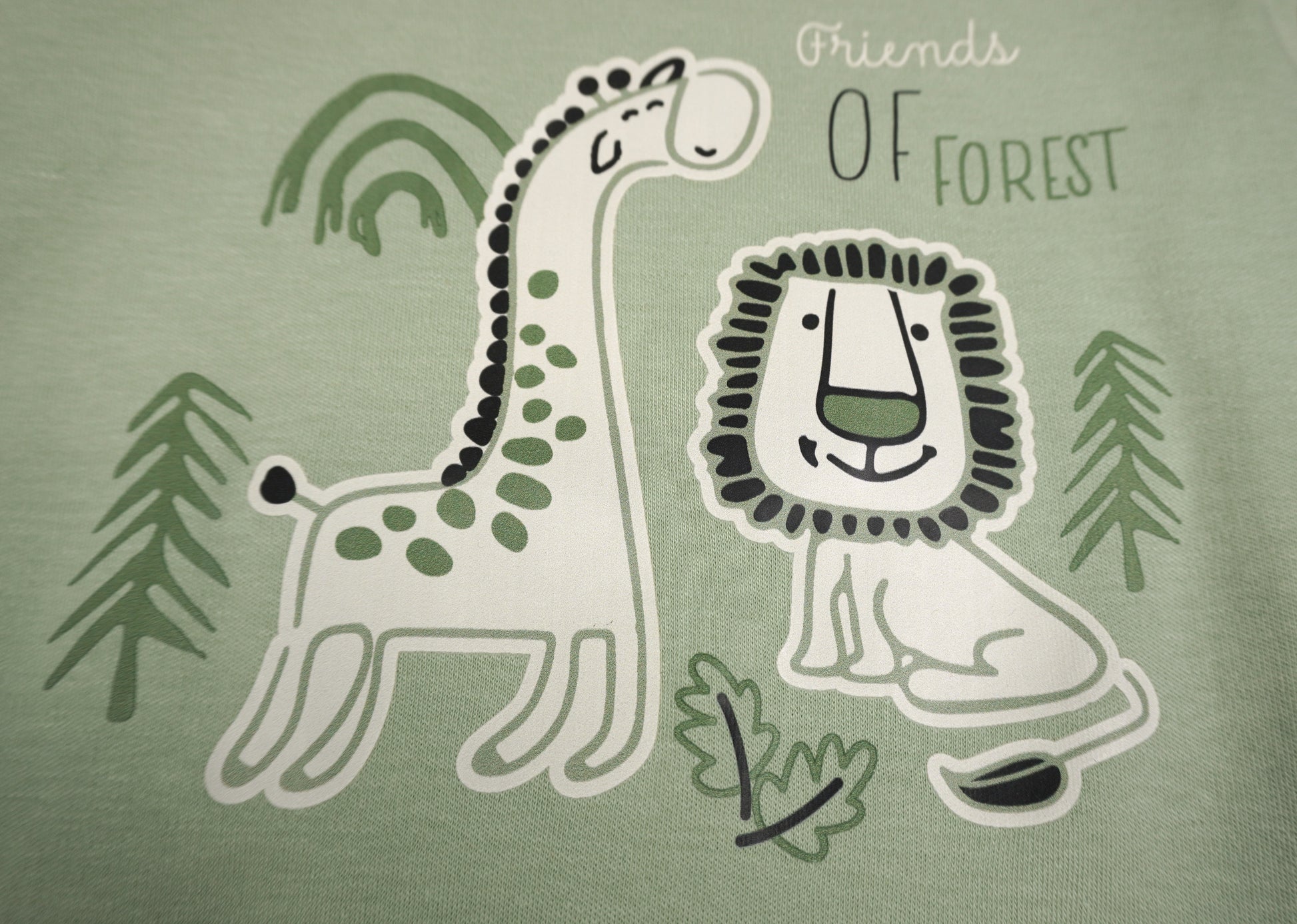 Friends of Forest – Baby Set Langarmshirt & Latzhose