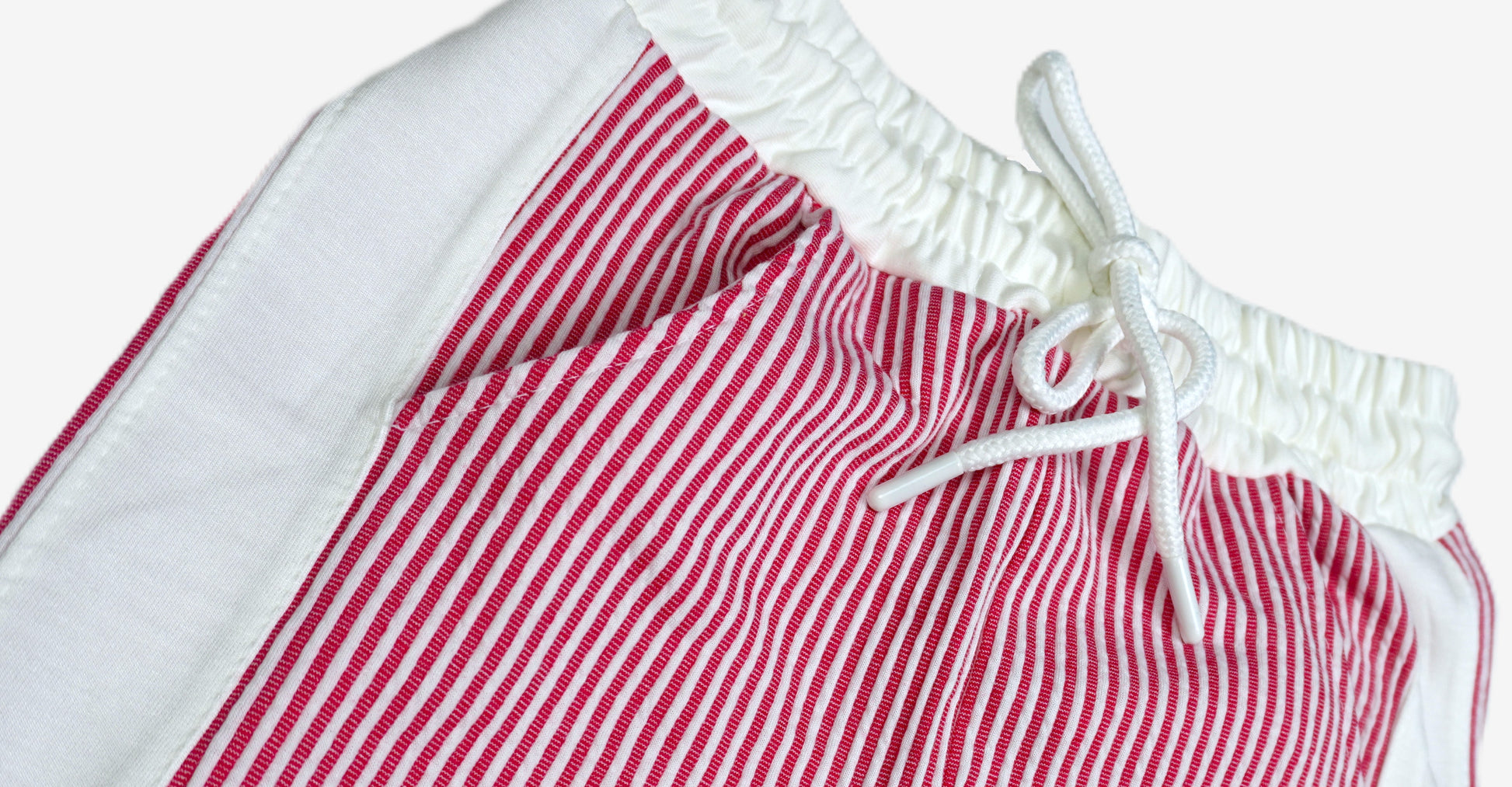 Kinder Hose «Streifen» – Rot/Weiss