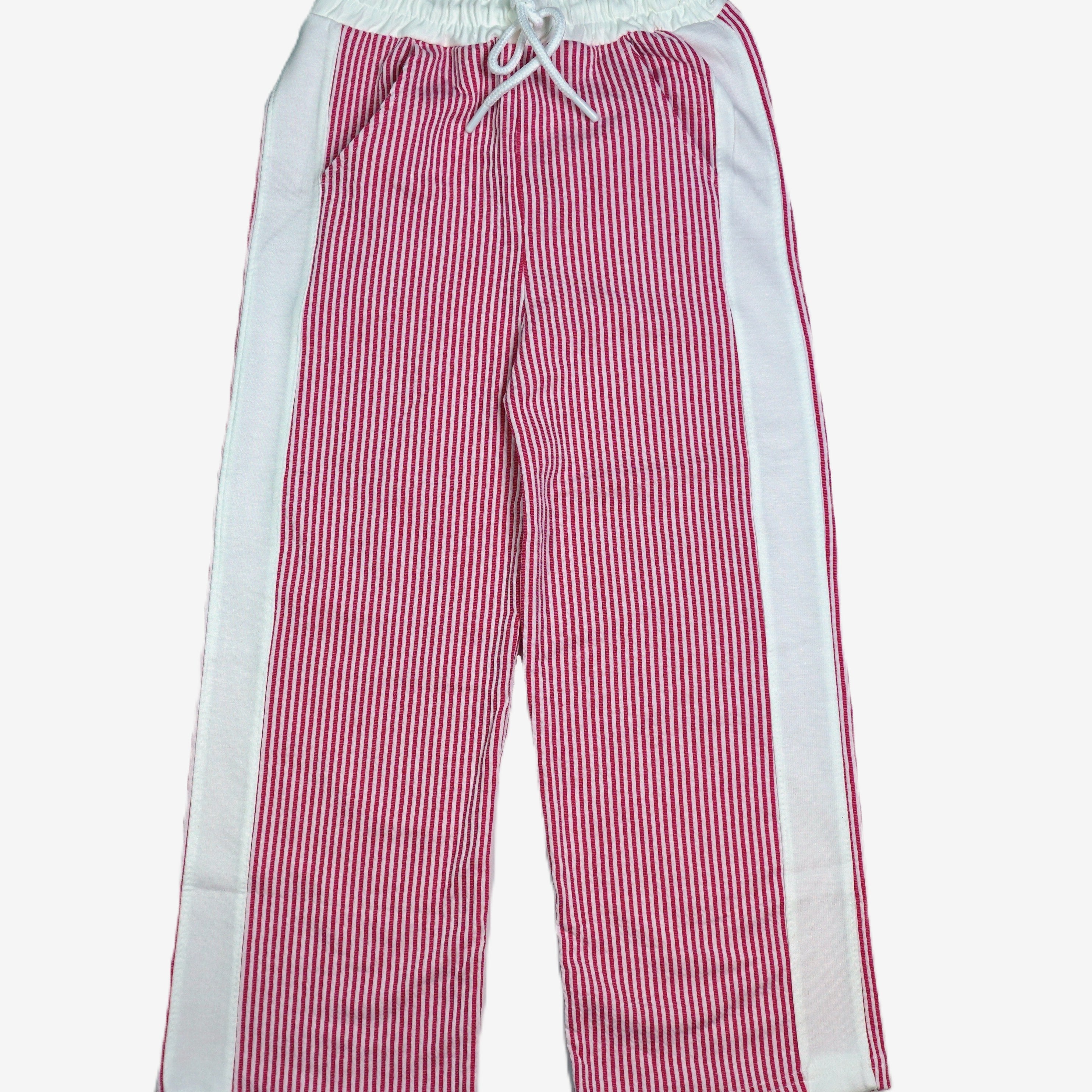 Kinder Hose «Streifen» – Rot/Weiss
