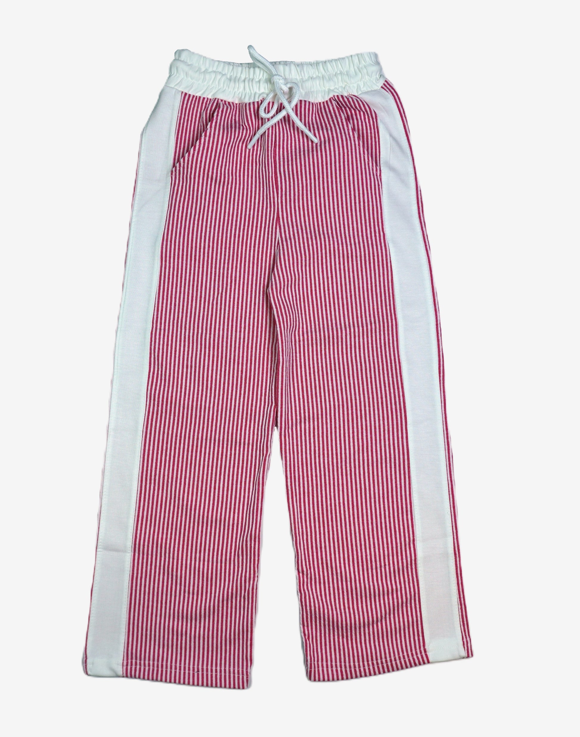 Kinder Hose «Streifen» – Rot/Weiss