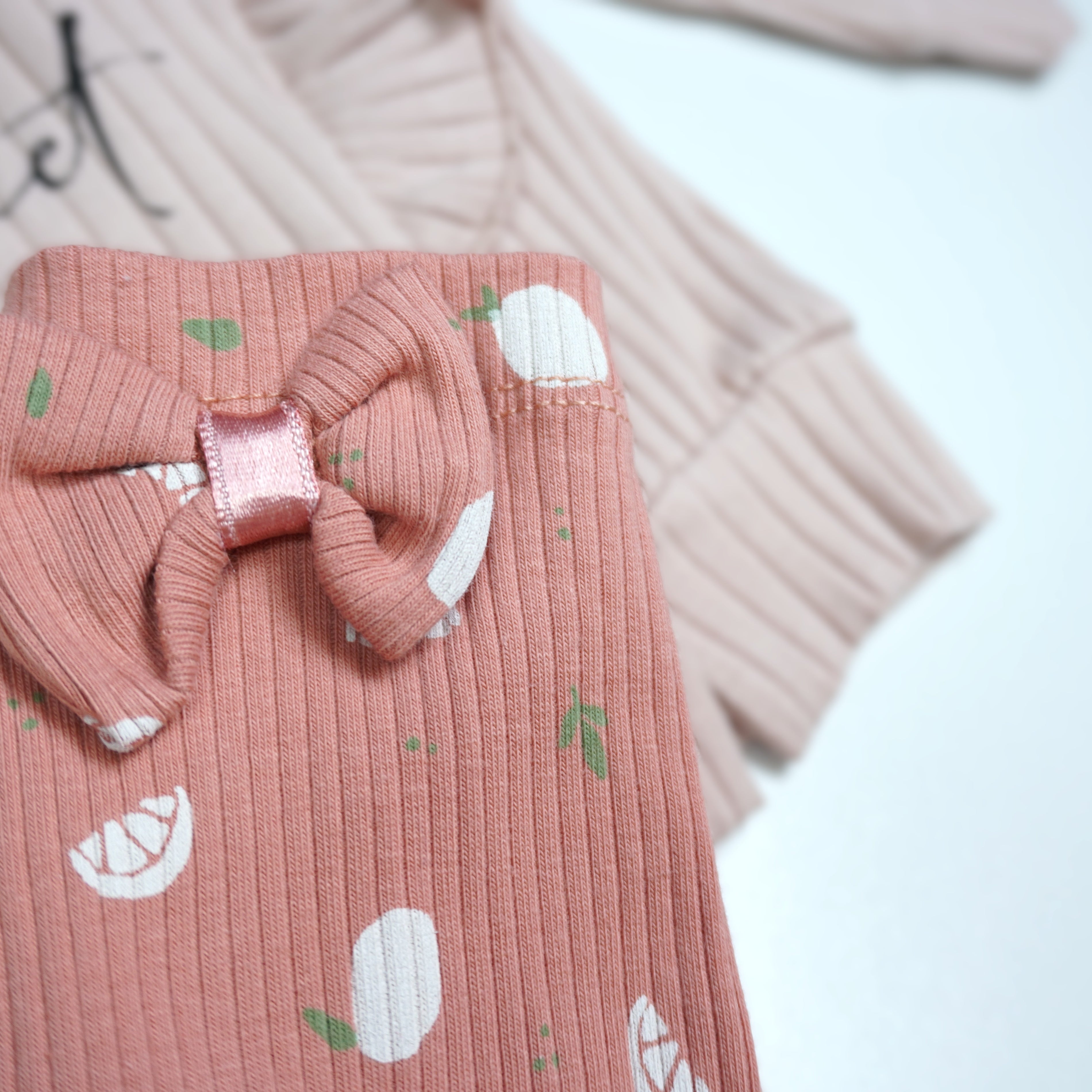 Baby Mädchen-Set 2-teilig «Minnie Sweet» – Beige/Rosa