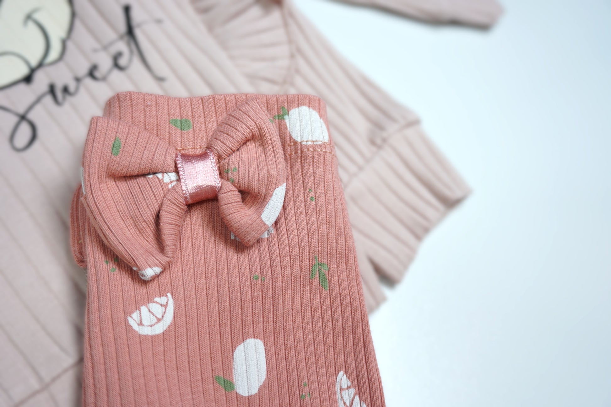 Baby Mädchen-Set 2-teilig «Minnie Sweet» – Beige/Rosa