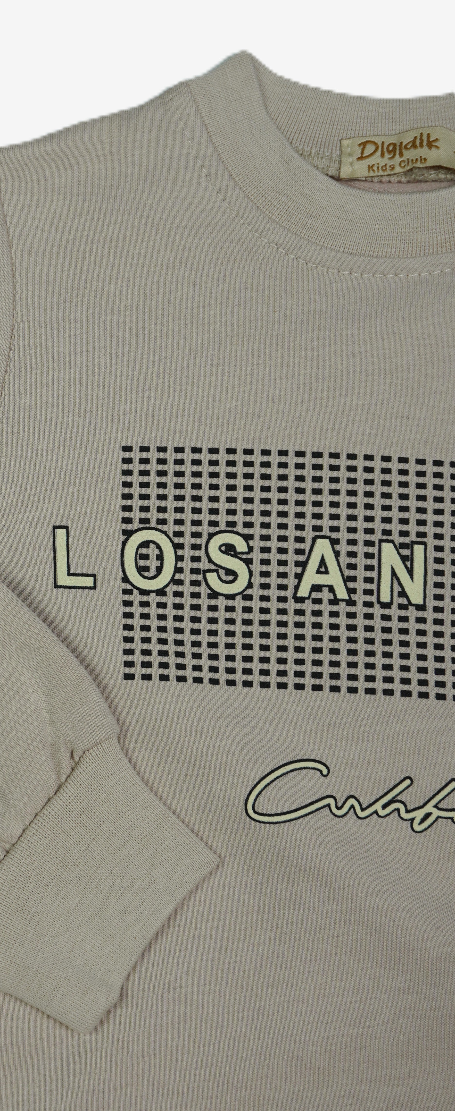 🏙️ Kinder Sweatshirt «Los Angeles California» – Beige