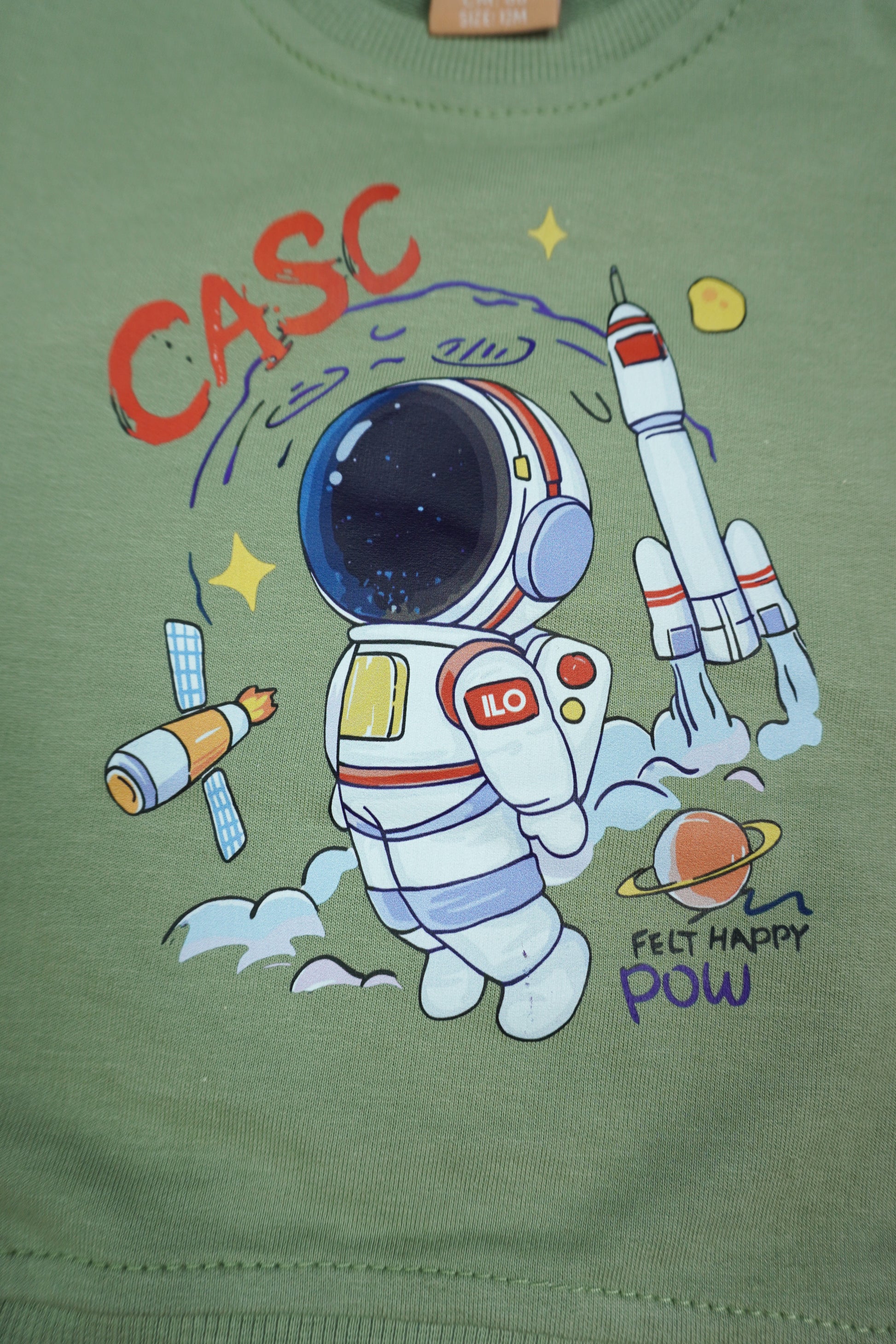🚀Kinder-Set 2-teilig «CASC Astronaut» – Khaki/Beige